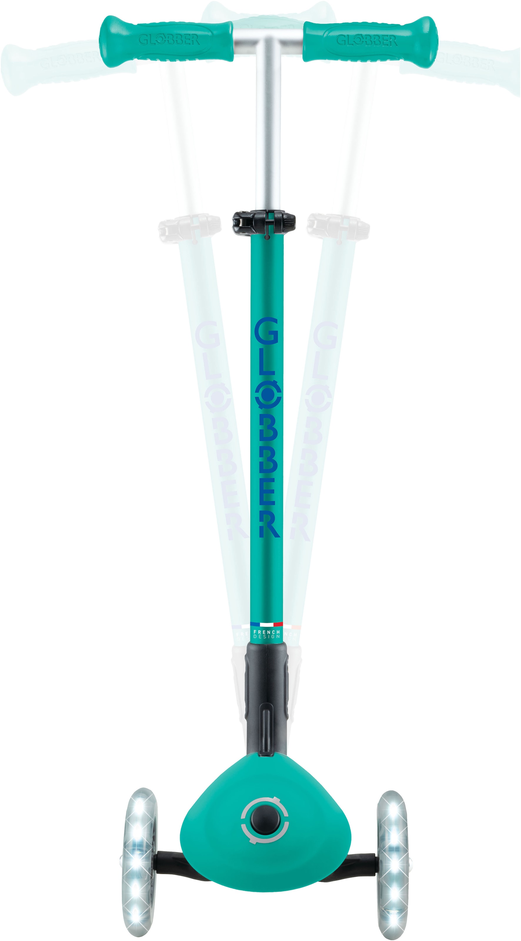 Globber Tretroller »GLOBBER ELITE LIGHTS, mit Leuchtrollen«