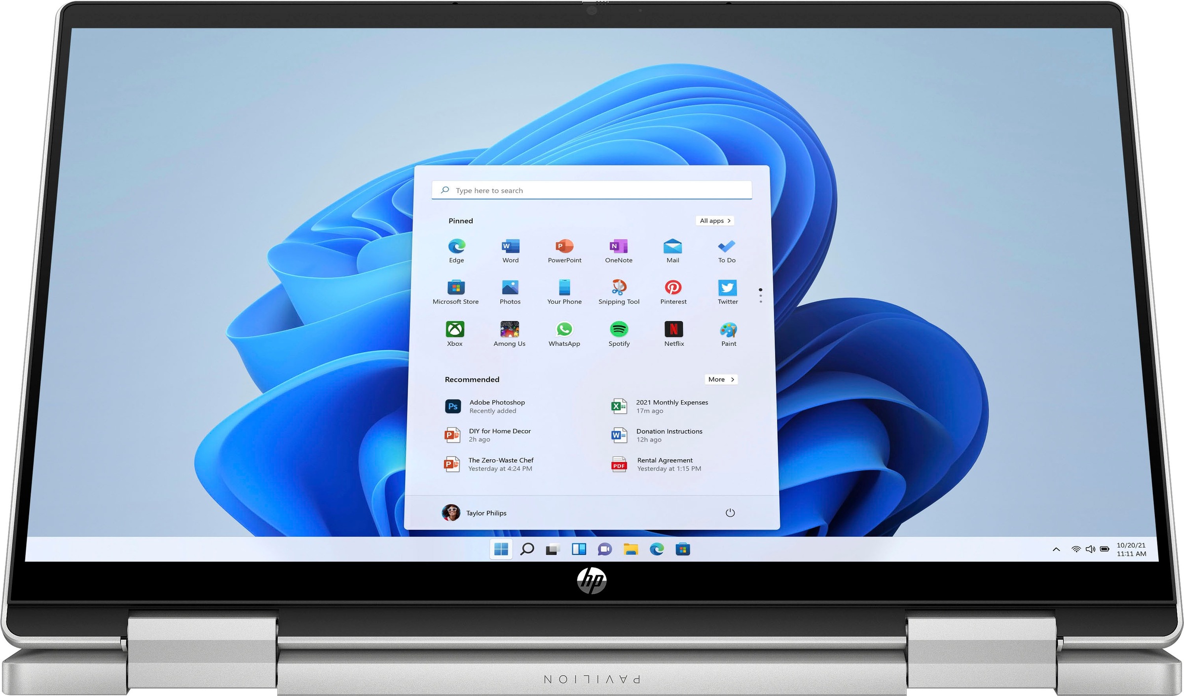 HP Convertible Notebook »Pavilion x360 14-ek0252ng«, 35,6 cm, / 14 Zoll, Intel, Core i5, Iris Xe Graphics, 512 GB SSD