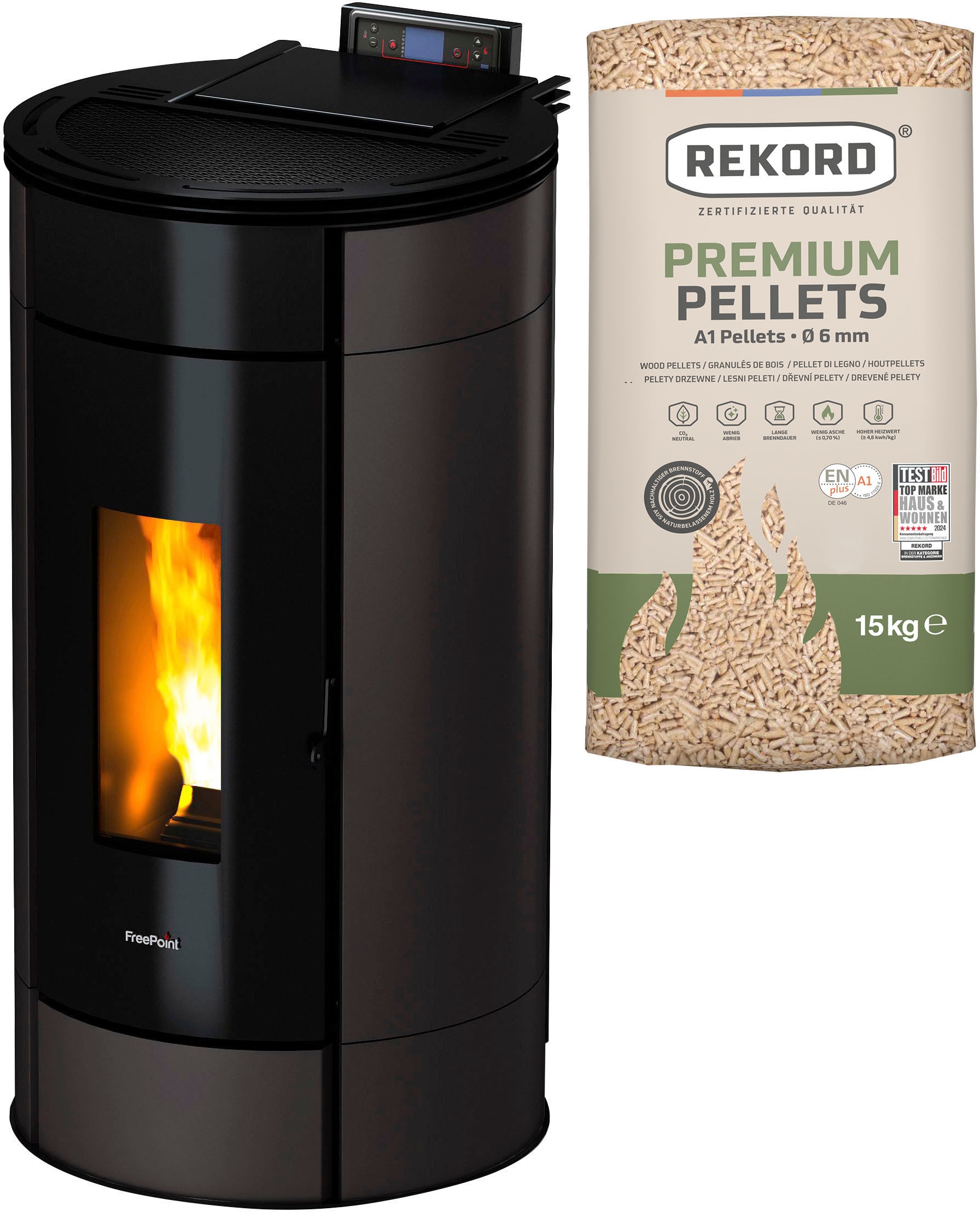 Freepoint Pelletofen »Globe airtight«, 352 W, 230 V