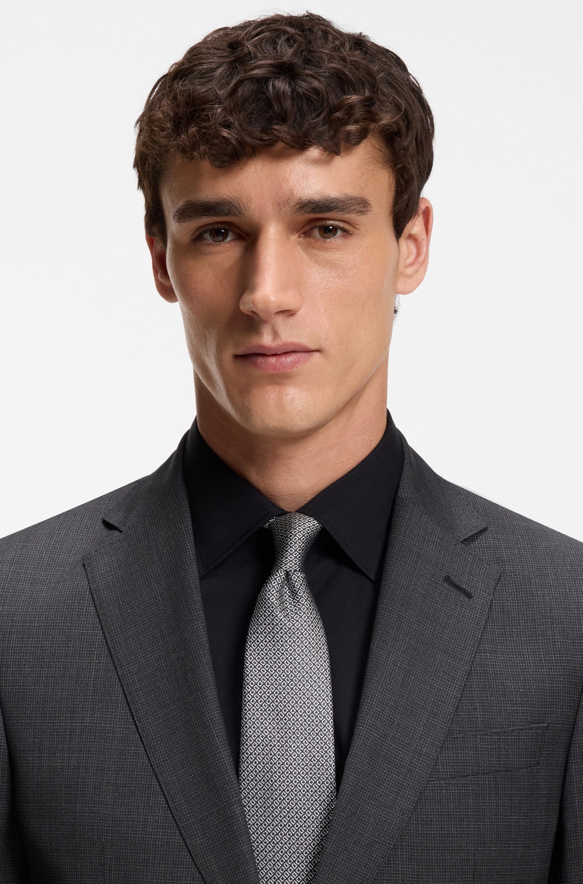 BOSS Krawatte »H-Tie 7,5 cm« mit Jacquard-Struktur