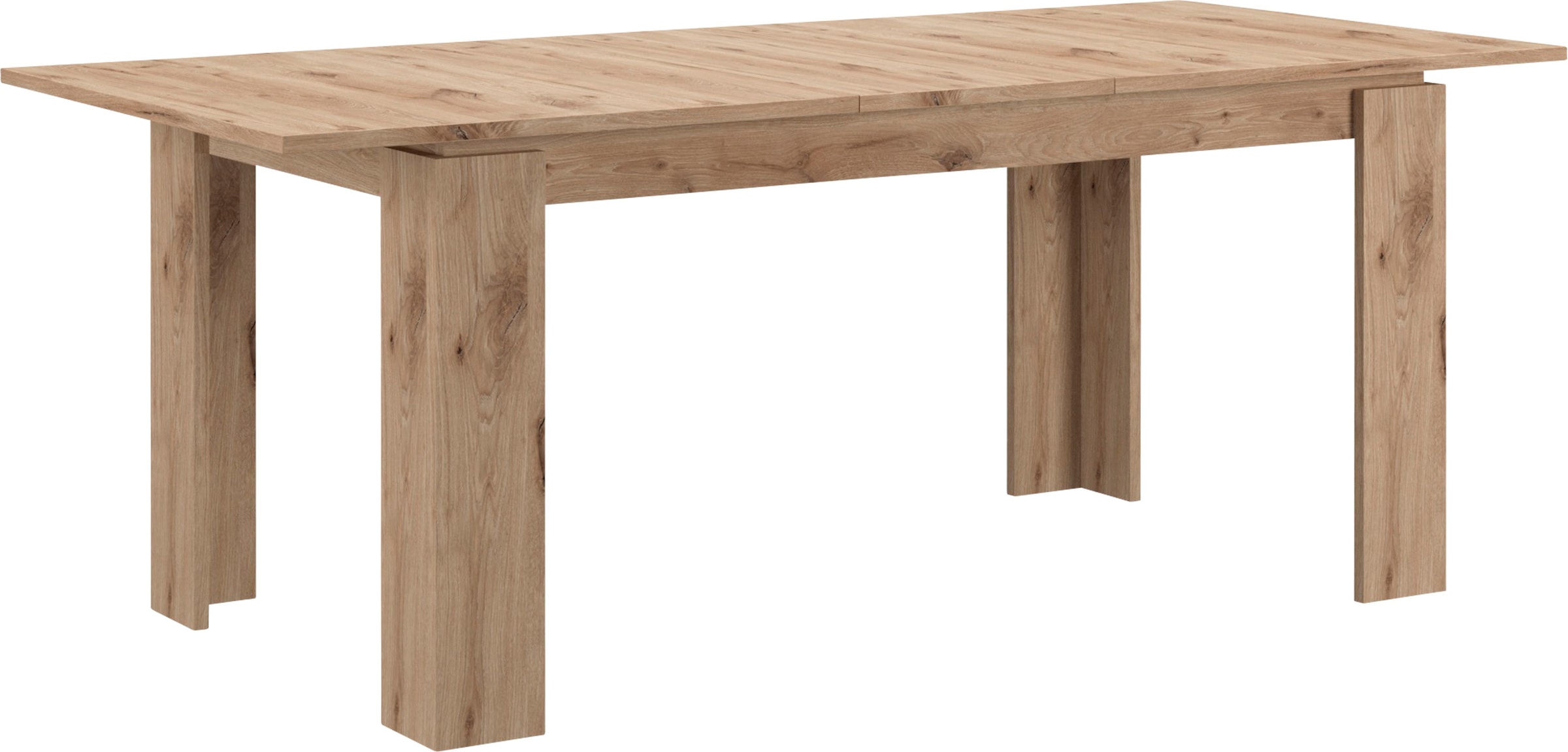 INOSIGN Esstisch »Kalmar, rechteckig, 160 cm ausziehbar auf 200 cm, inkl. Einlegeplatte«, Esszimmertisch, Tisch, Küchentisch, dining table