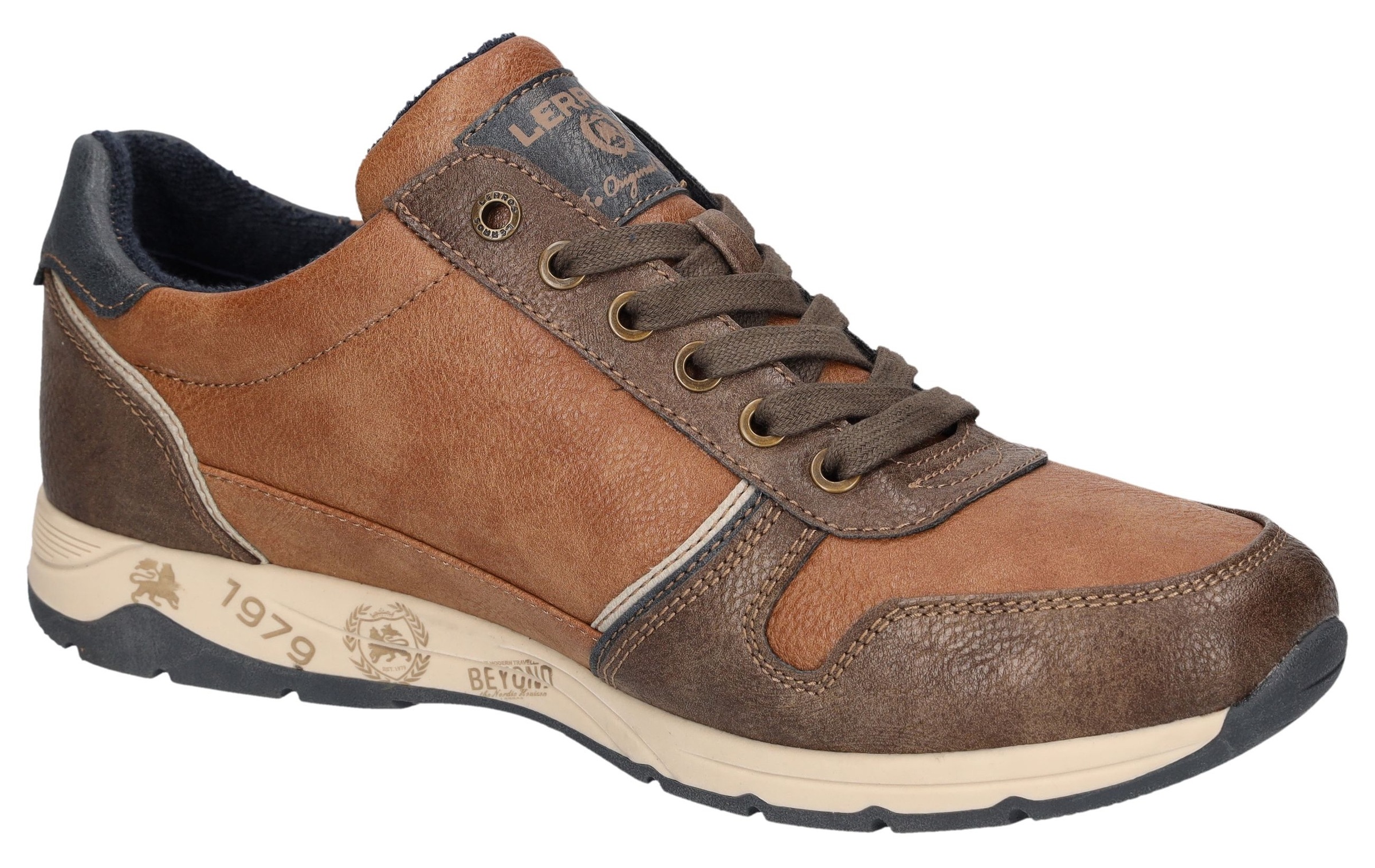 LERROS Sneaker  Schnürschuh, Freizeitschuh, Halbschuh mit Reißverschluss