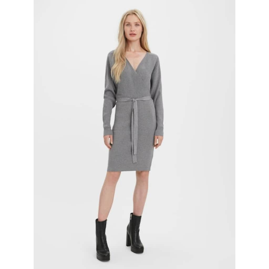 Vero Moda Strickkleid »VMHOLLYREM LS V-NECK DRESS GA NOOS«