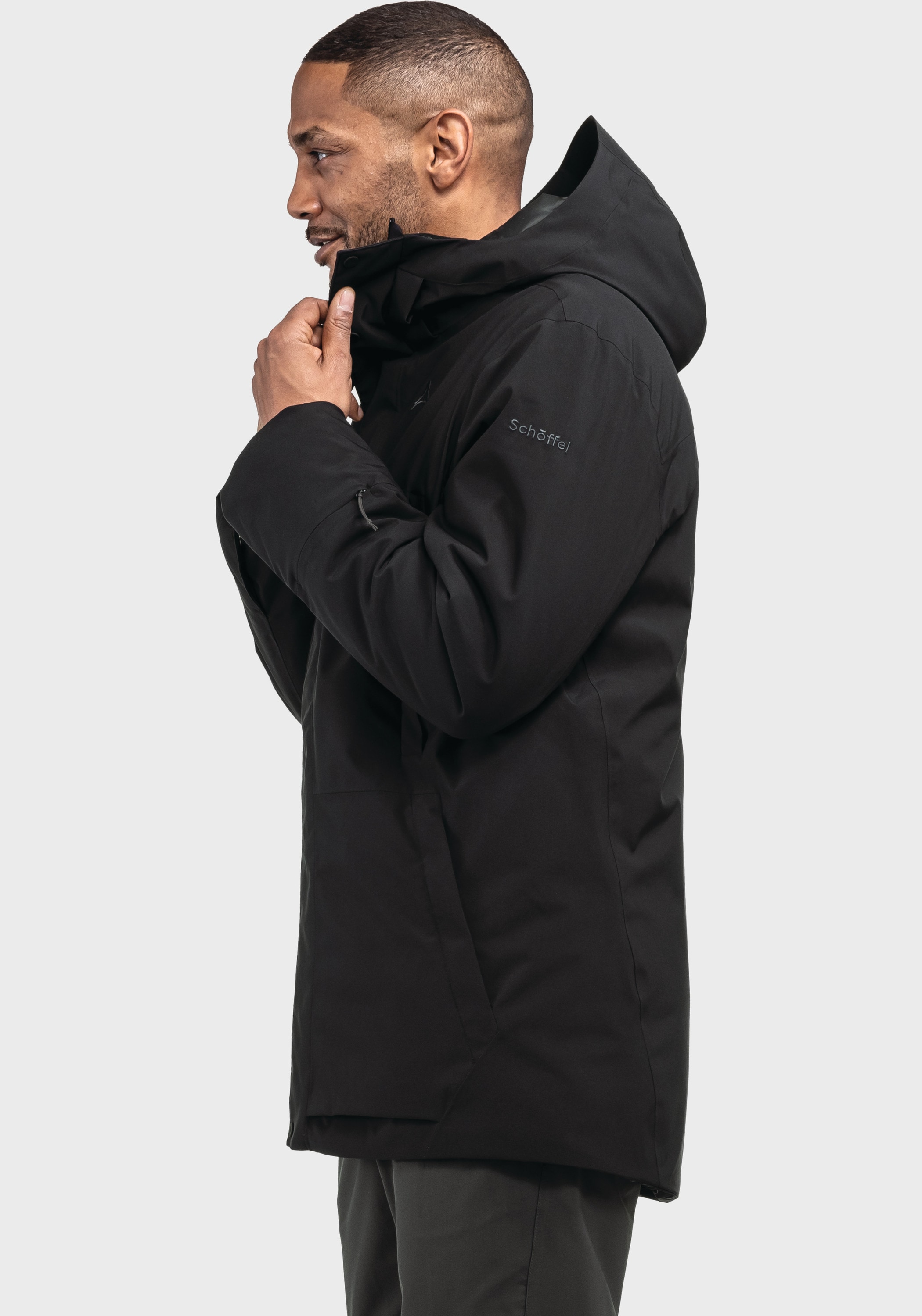 Schöffel Langjacke »Urban Ins Parka Style Crivat MNS«, mit Kapuze