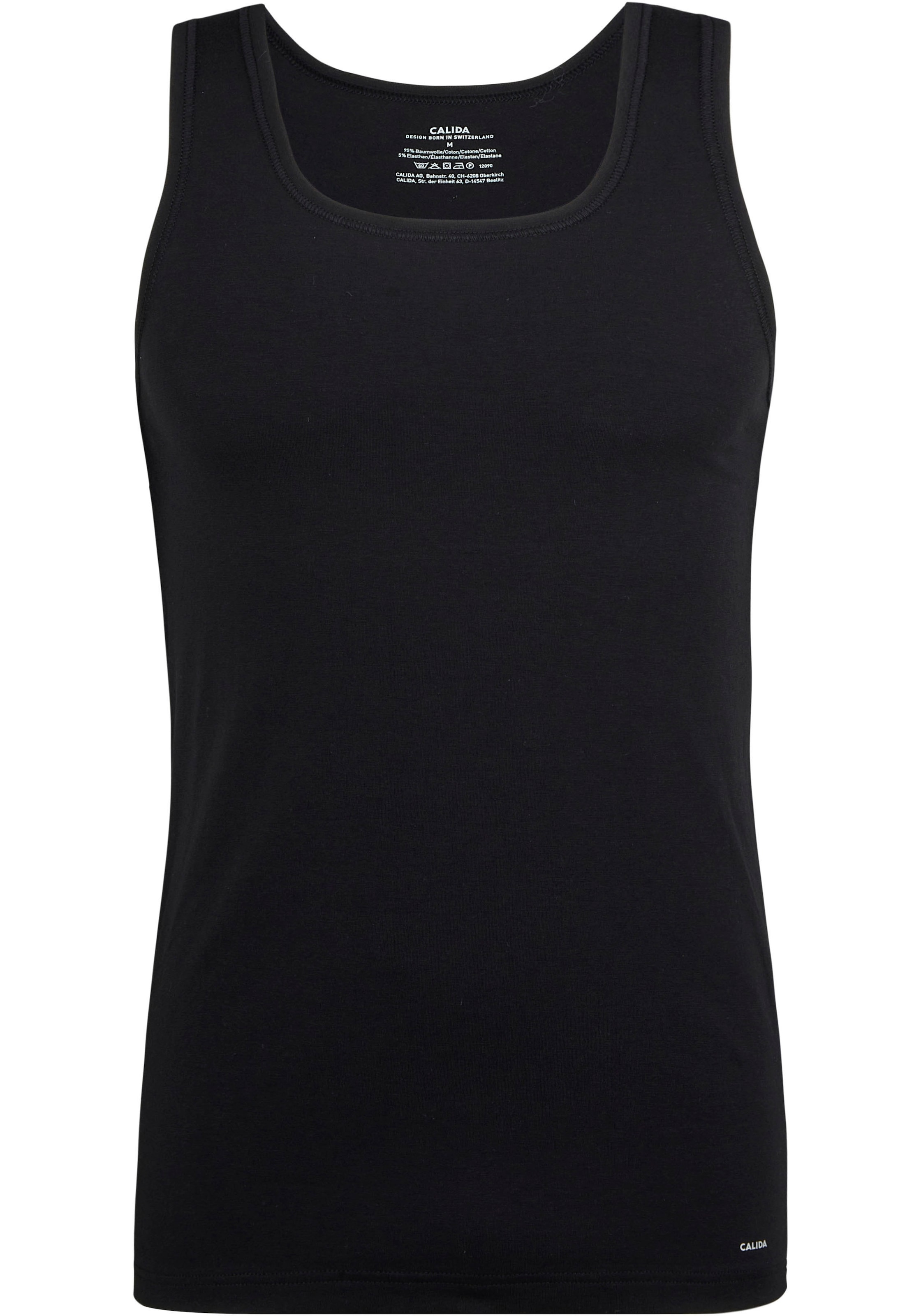 CALIDA Achseltop »Cotton Code«, mit Rundhals-Ausschnitt