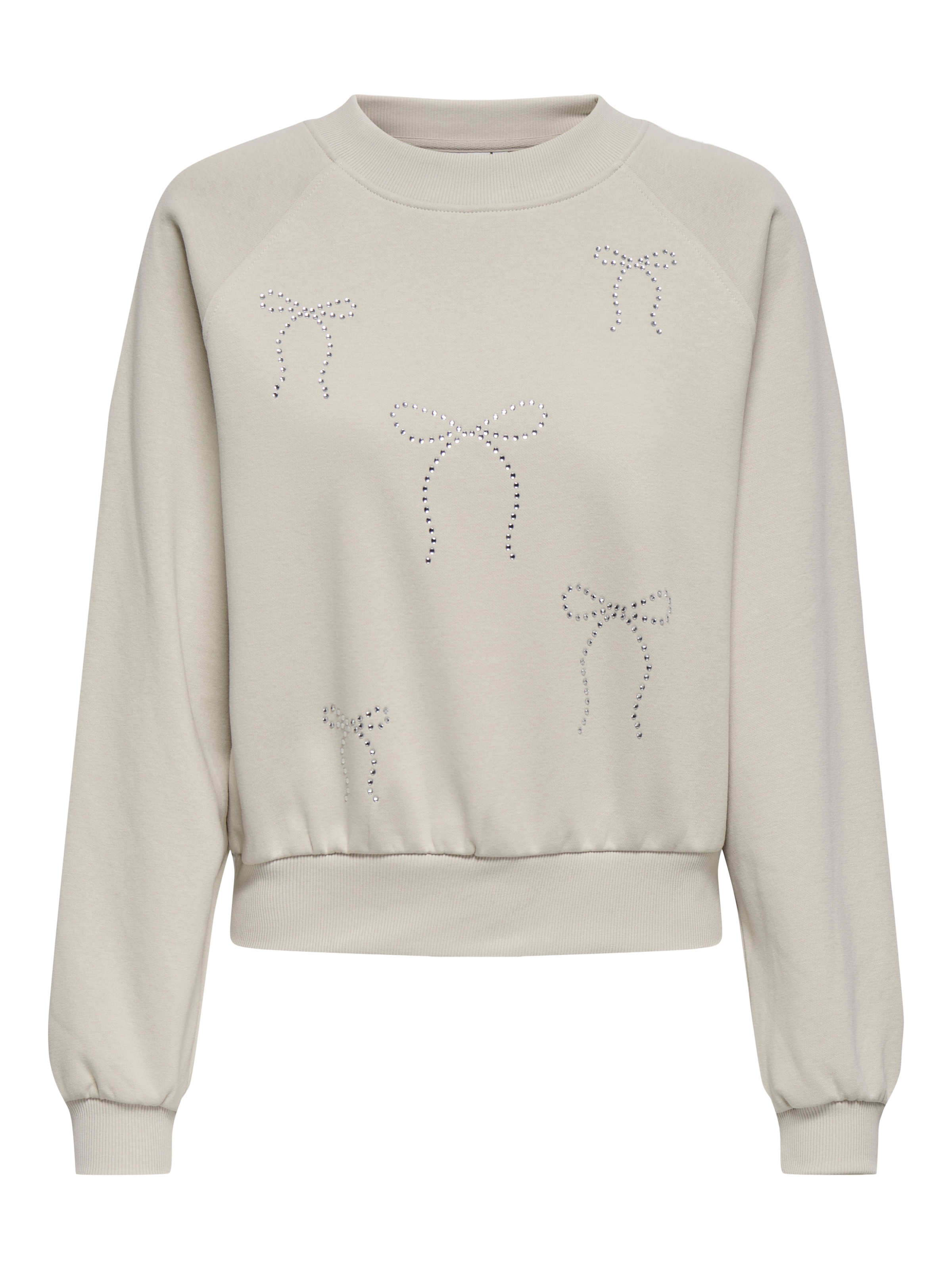 ONLY Sweatshirt »ONLCAMA L/S RHINESTONE O-NECK SWT«
