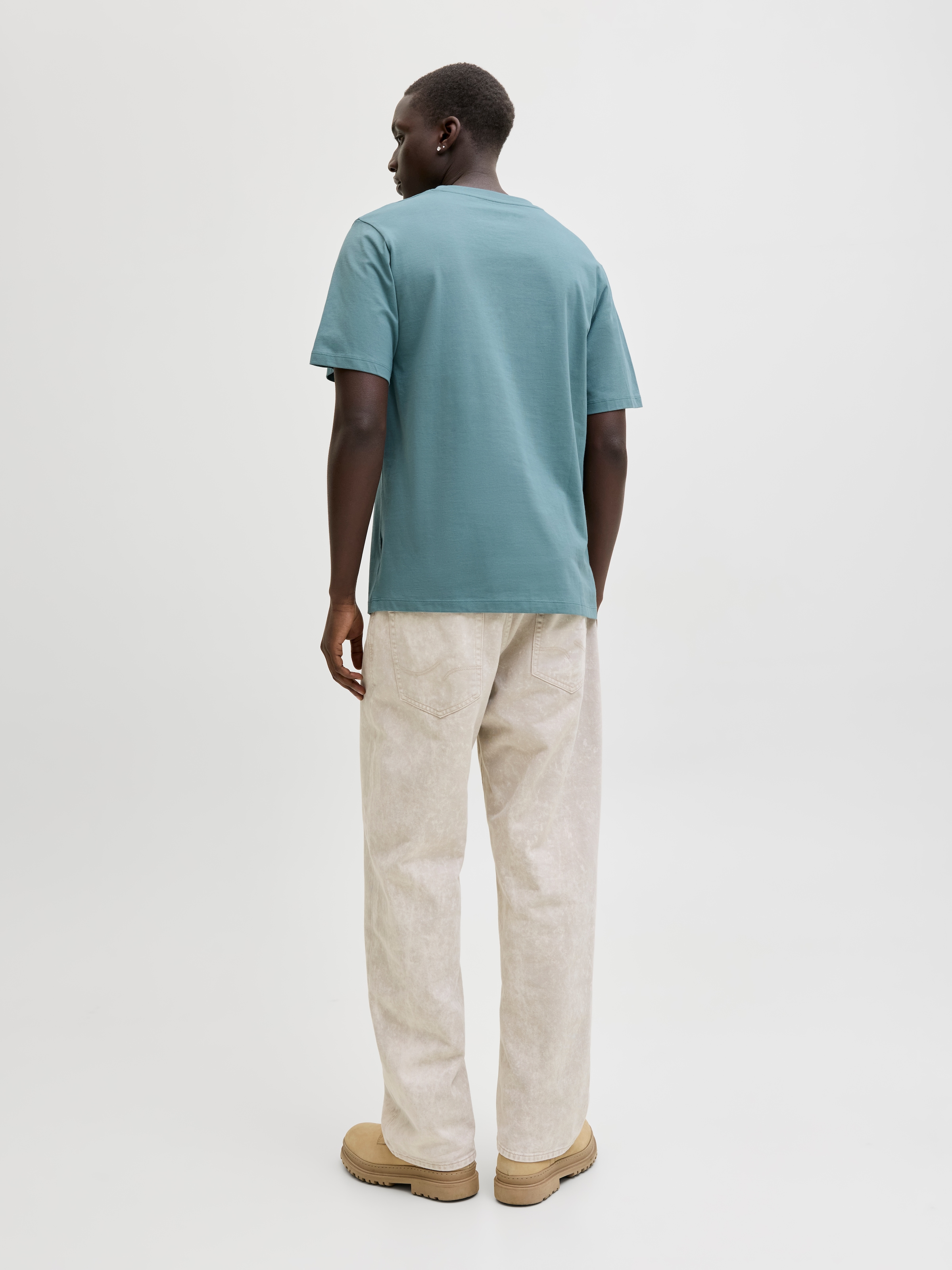 Jack & Jones Kurzarmshirt »JCOFUSION DOTS PRINT TEE SS CREW SN« Baumwolle, regular fit