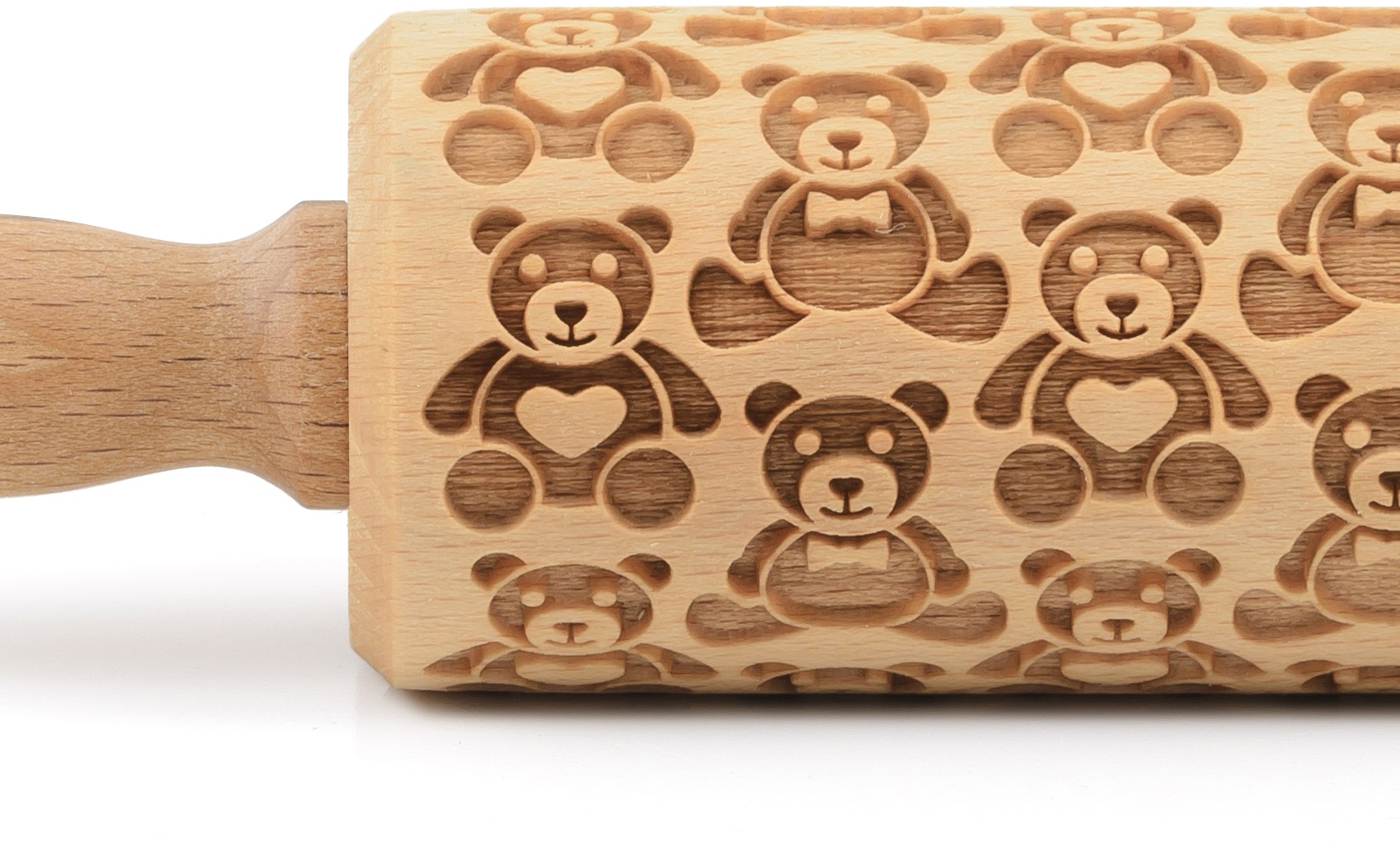 folkroll Teigroller »3D-Motiv-Teigrolle«, Teddybären