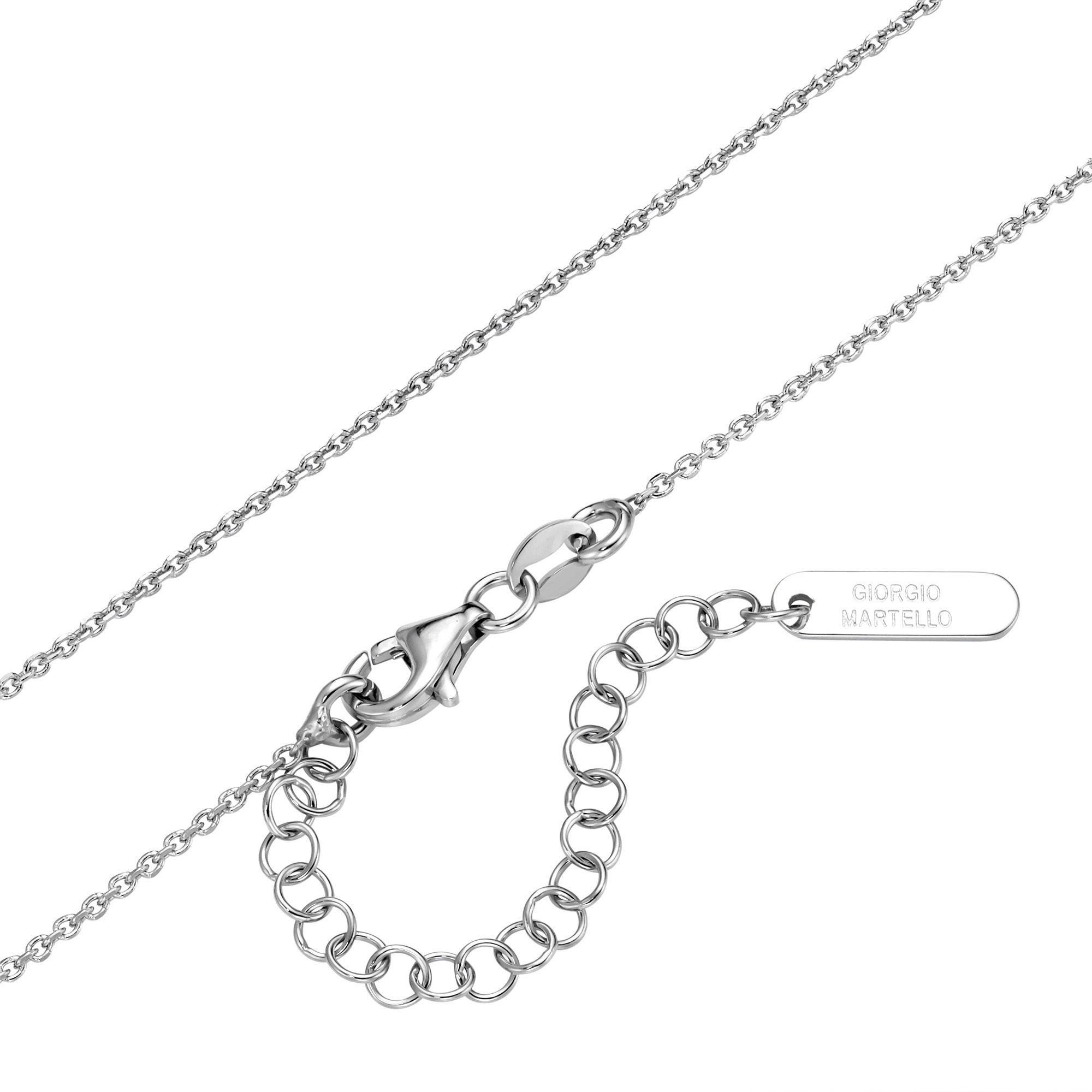 GIORGIO MARTELLO MILANO Kette mit Anhänger »Kette mit Anhänger in Tropfenform, Silber 925«
