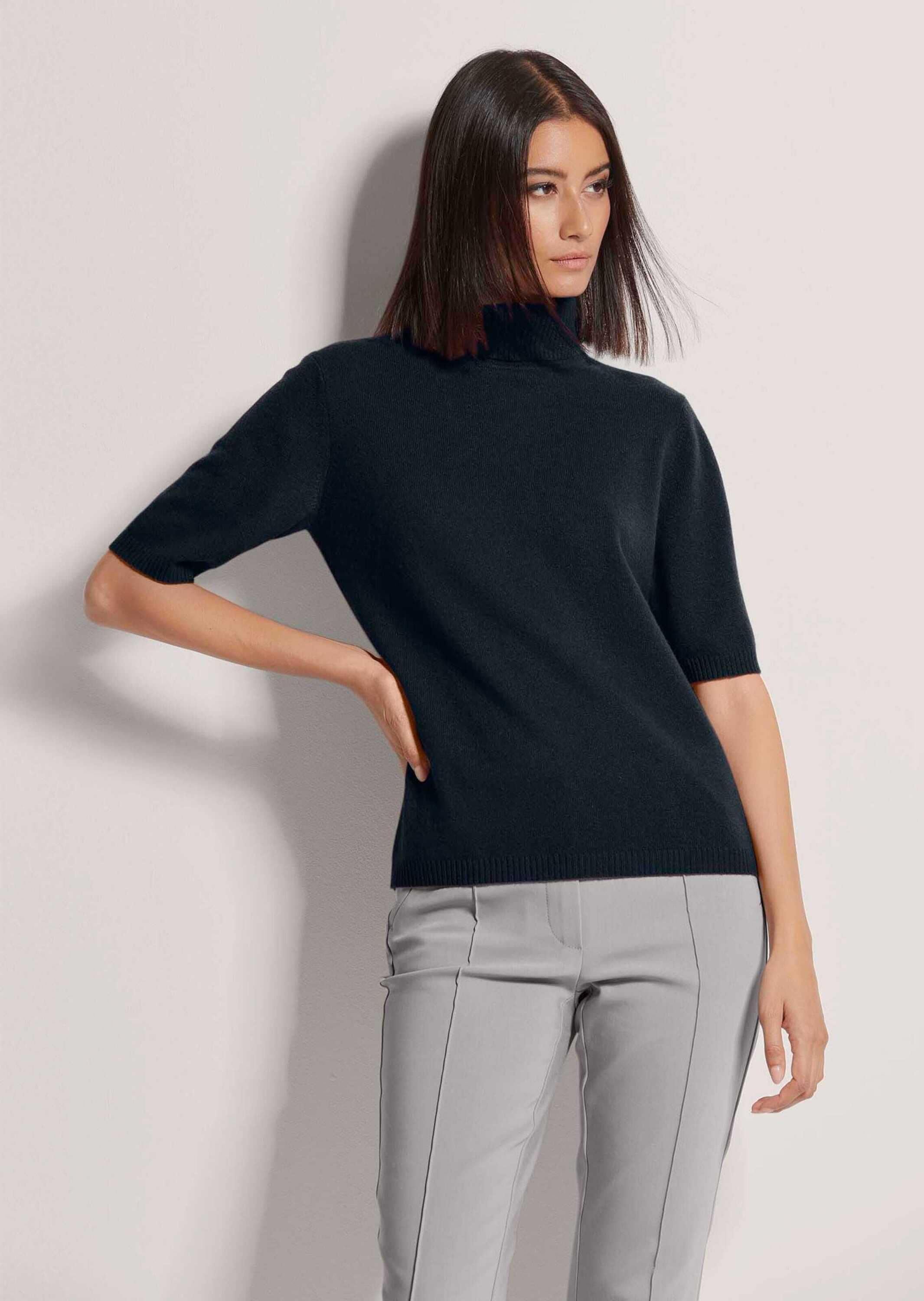 MADELEINE Longpullover »Pullover Kaschmirpullover mit Rollkragen«
