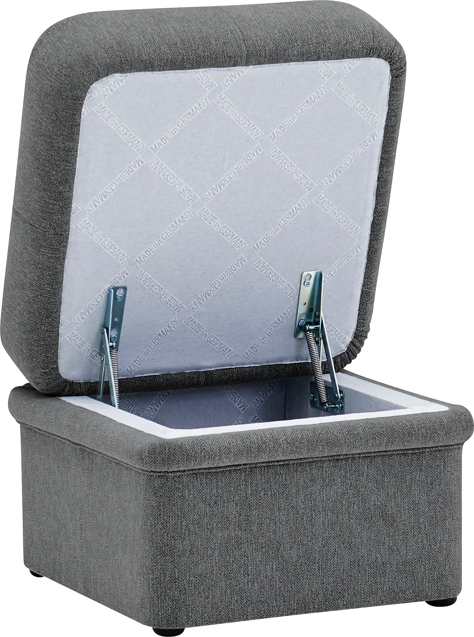 VILLA BECK Hocker »Lugano«, (1 St.), mit aufklappbarer Sitzfläche, Sitzhöhe 49 cm