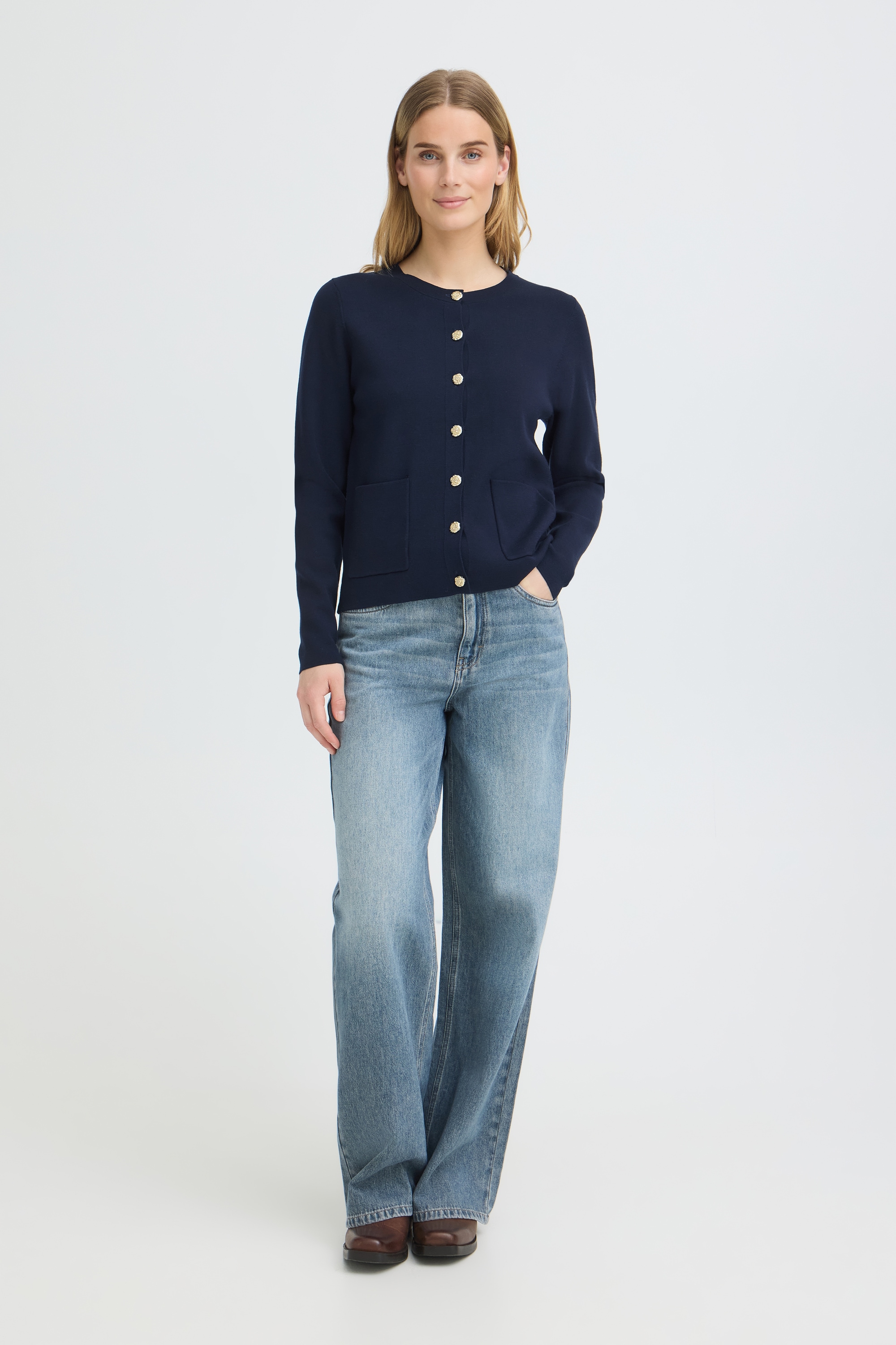 Pulz Jeans Strickjacke »Damen Langarm PZSARA«