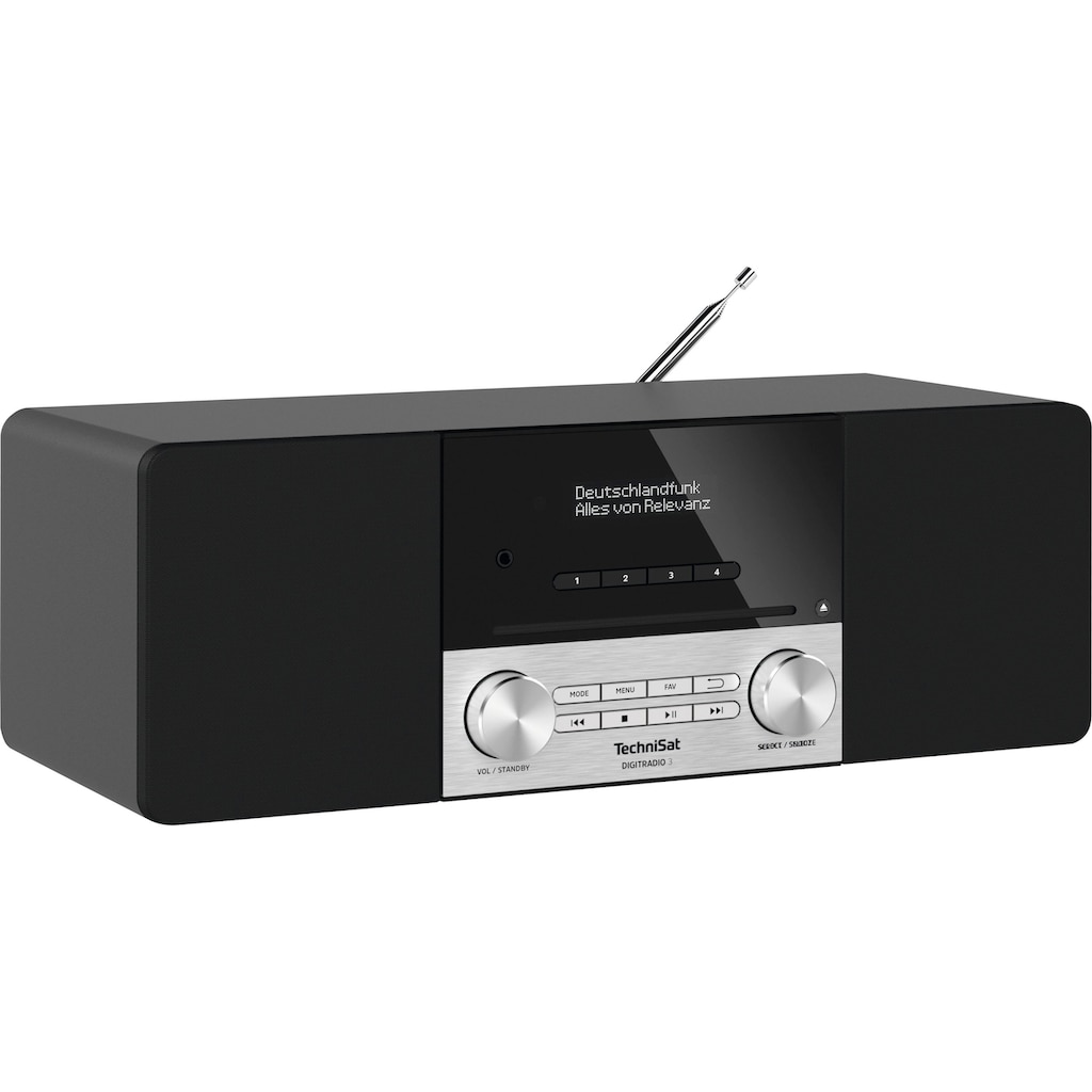 TechniSat Digitalradio (DAB+) »DIGITRADIO 3«, (A2DP Bluetooth-AVRCP Bluetooth Digitalradio (DAB+)-UKW mit RDS 20 W)