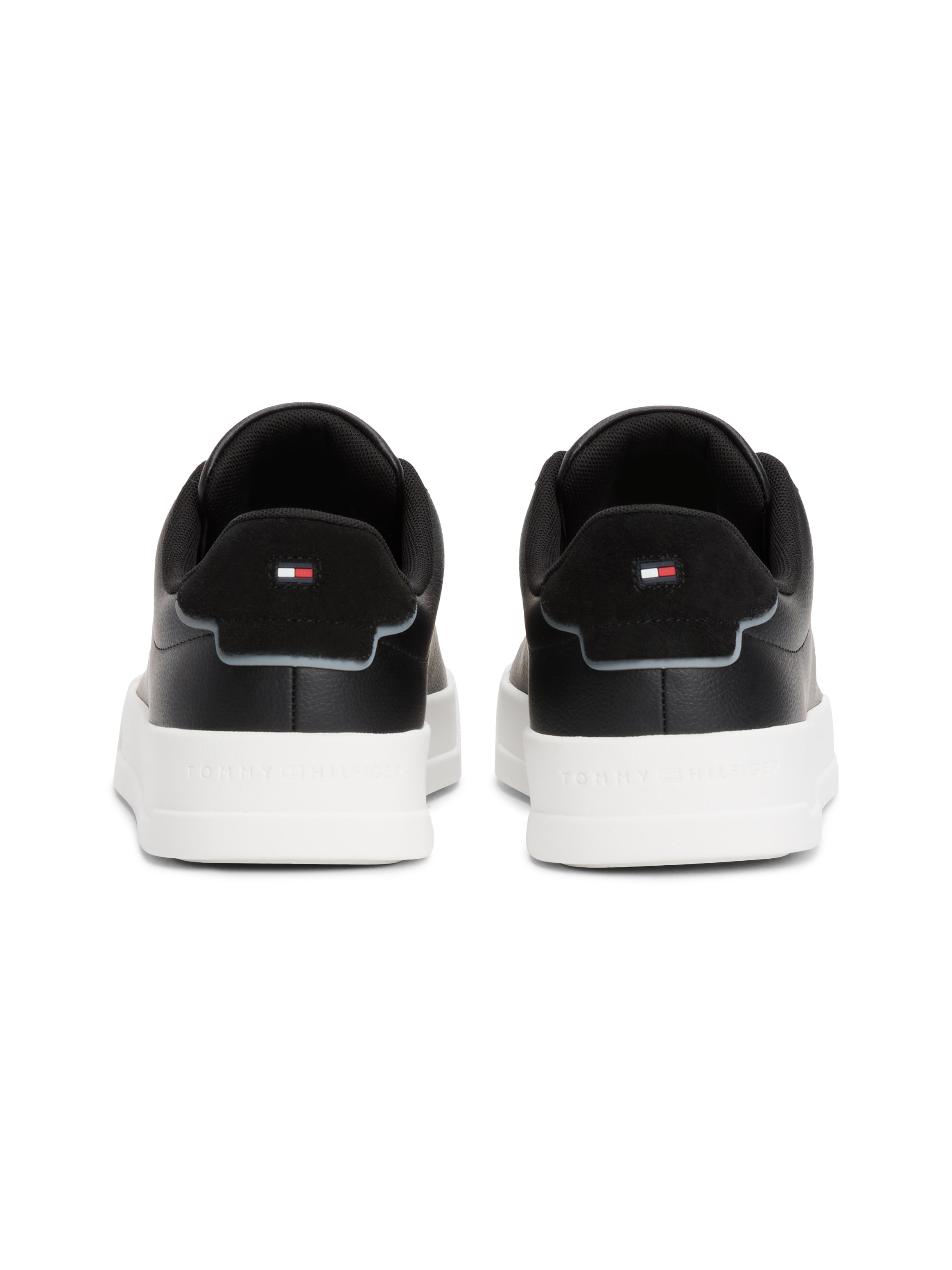 Tommy Hilfiger Sneaker »TH COURT LTH DETAIL ESS«, Freizeitschuh, Halbschuh, Schnürschuh mit seitlichem Logoschriftzug