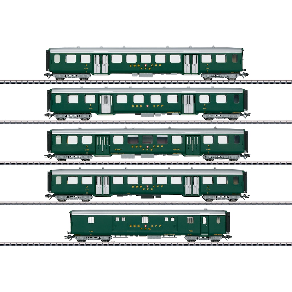 Märklin Güterwagen »Leichtstahlwagen-Set zur Ae 3/6 I - 43369«