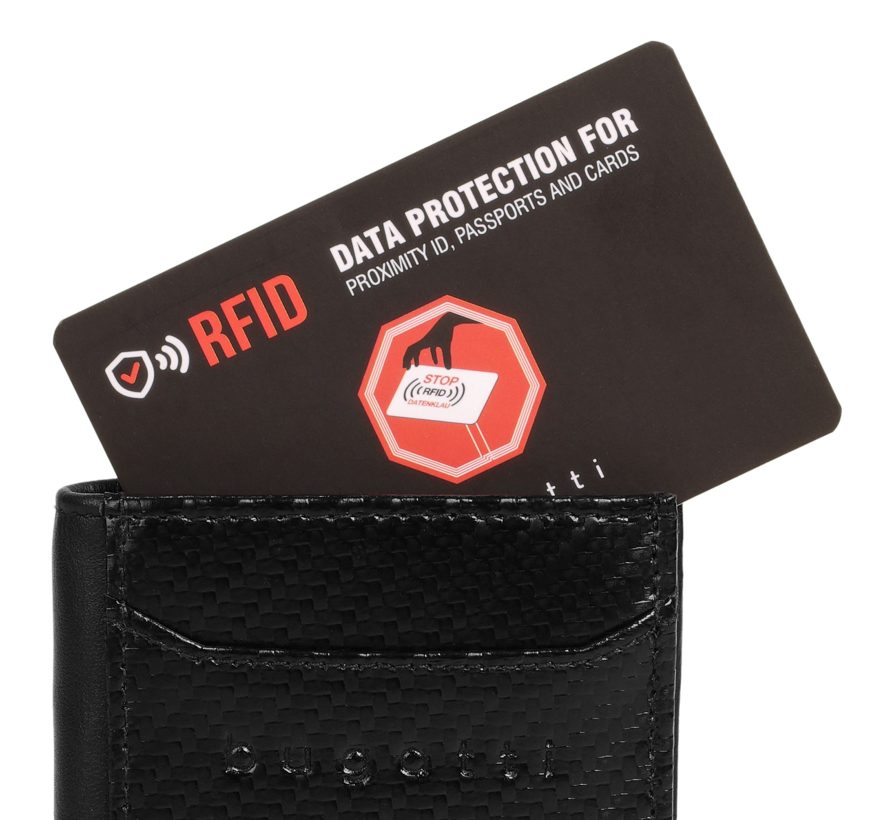 bugatti Geldbörse »SECURE SLIM« echt Leder