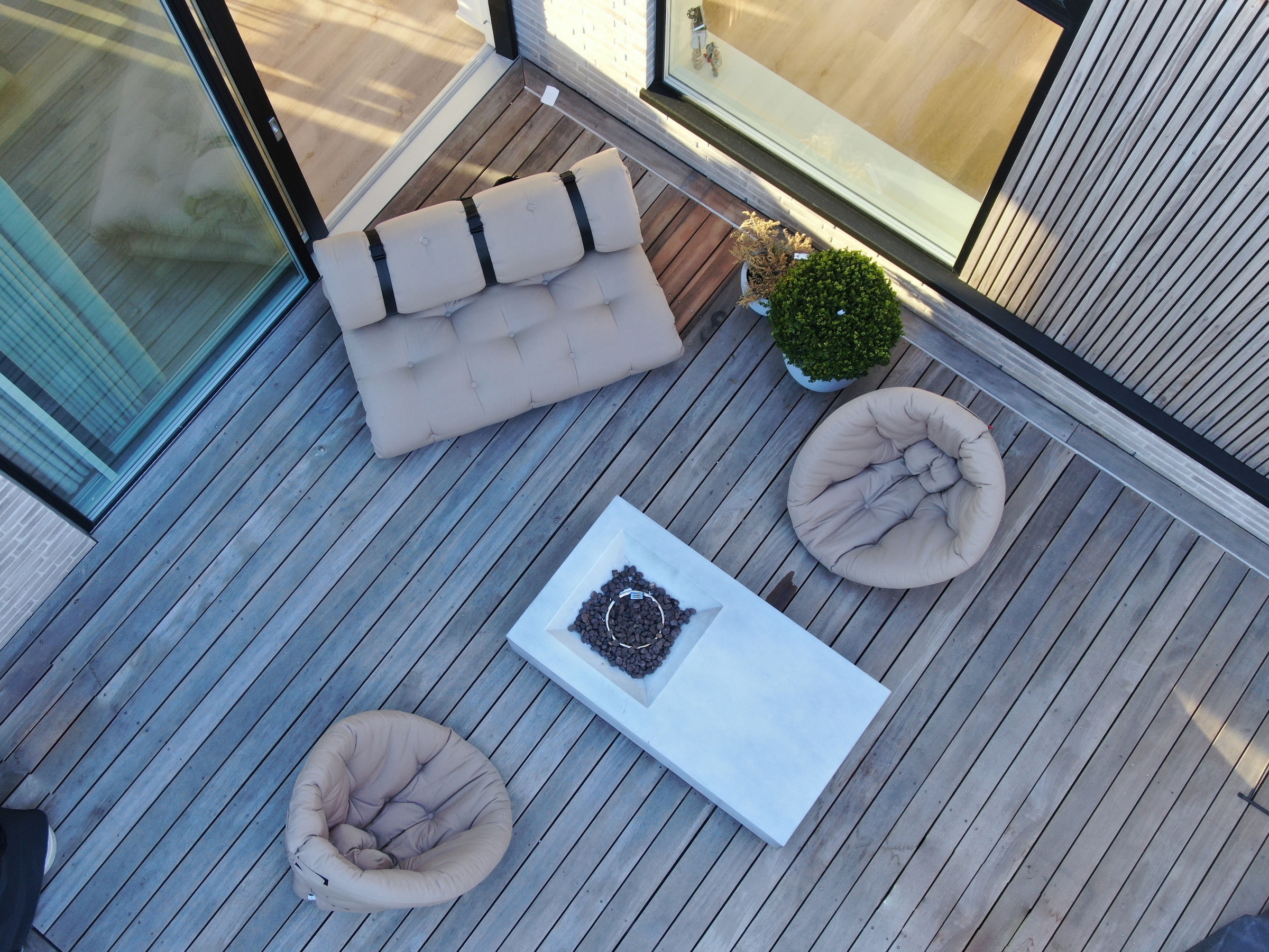 Karup Design Gartensessel »Nido out™, Loungesessel , Hocker, Chillsessel, Relaxsessel« B/H/T ca: 95x70x100cm - in mehreren Farben,  Outdoor geeignet, Schmutz- und Wasserabweisend, Made in Europe