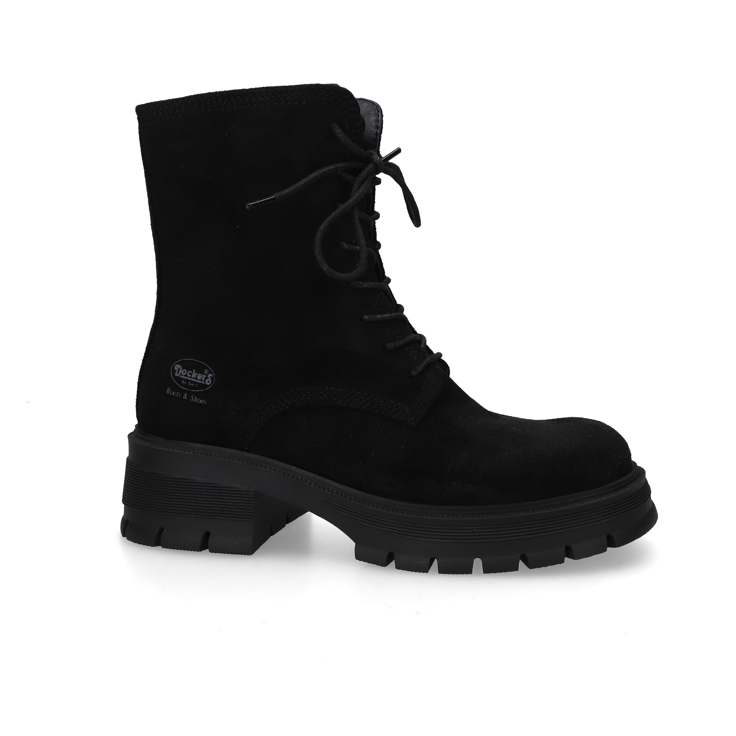 Dockers by Gerli Schnürboots  Biker Boots mit Reißverschluss