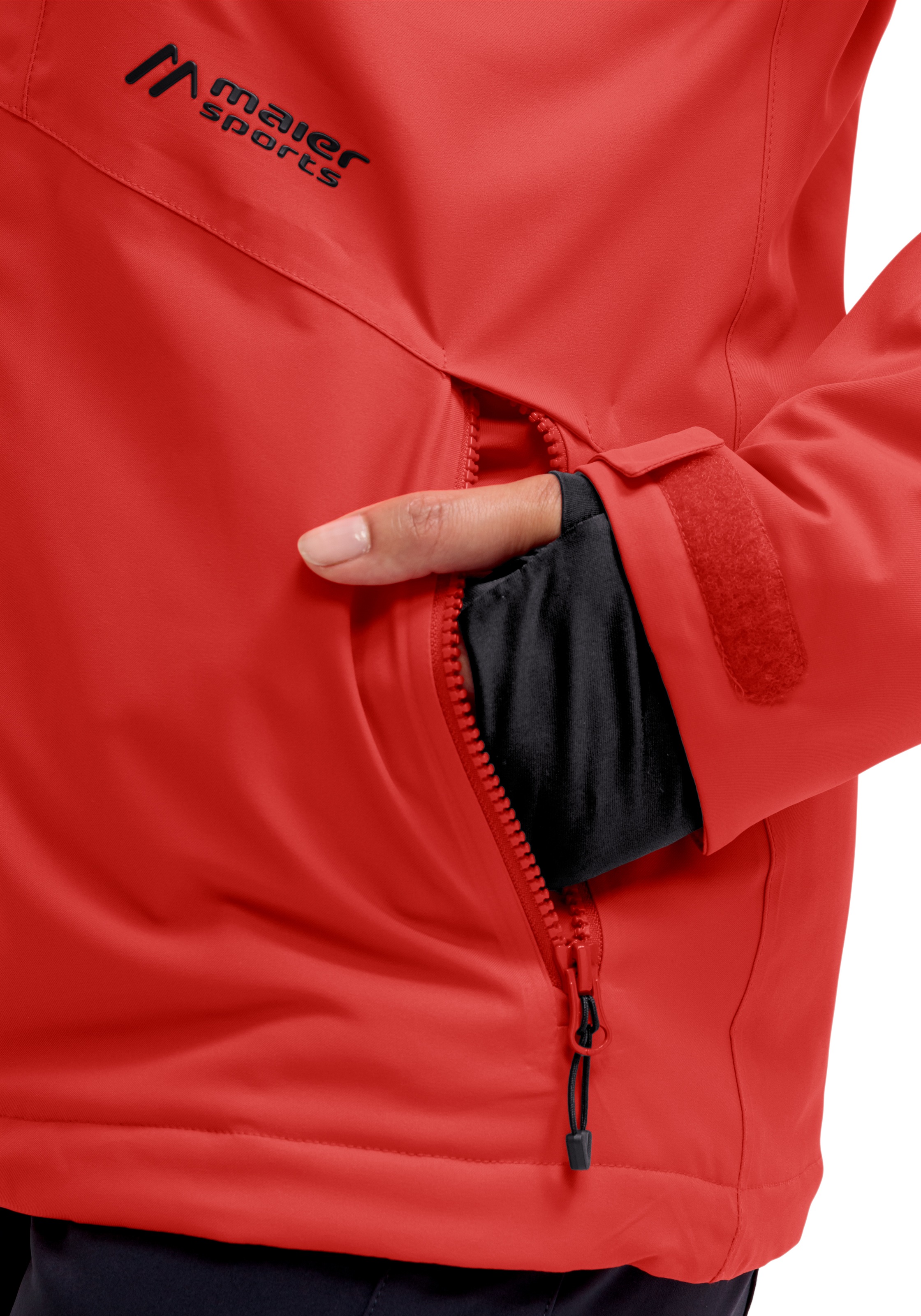 Maier Sports Skijacke »Straja«, Damen Winterjacke, wind/wasserdicht, 3 RV-Taschen und Kapuze