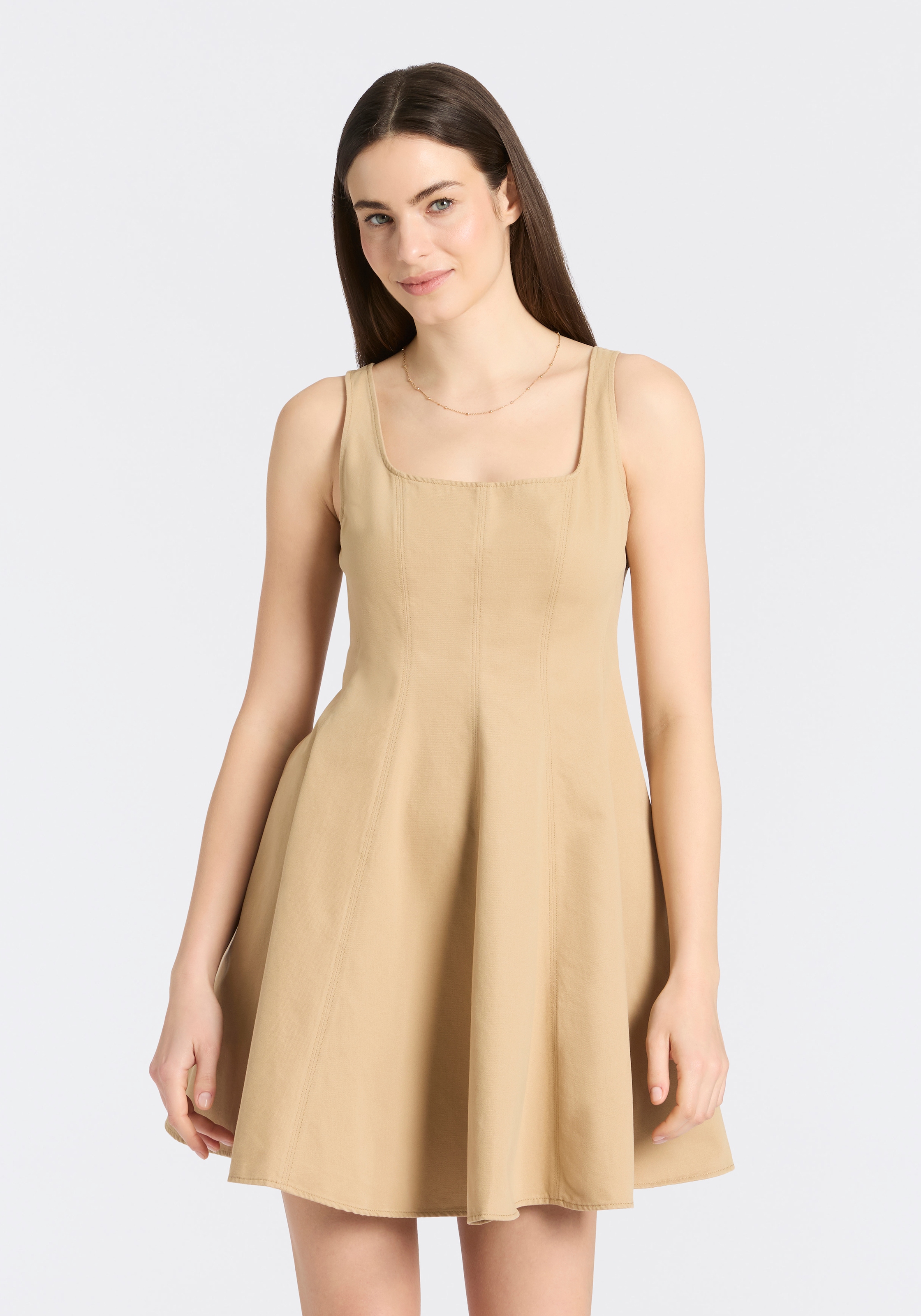 HUGO Blue Minikleid »Kademe« mit ausgestelltem Rockteil