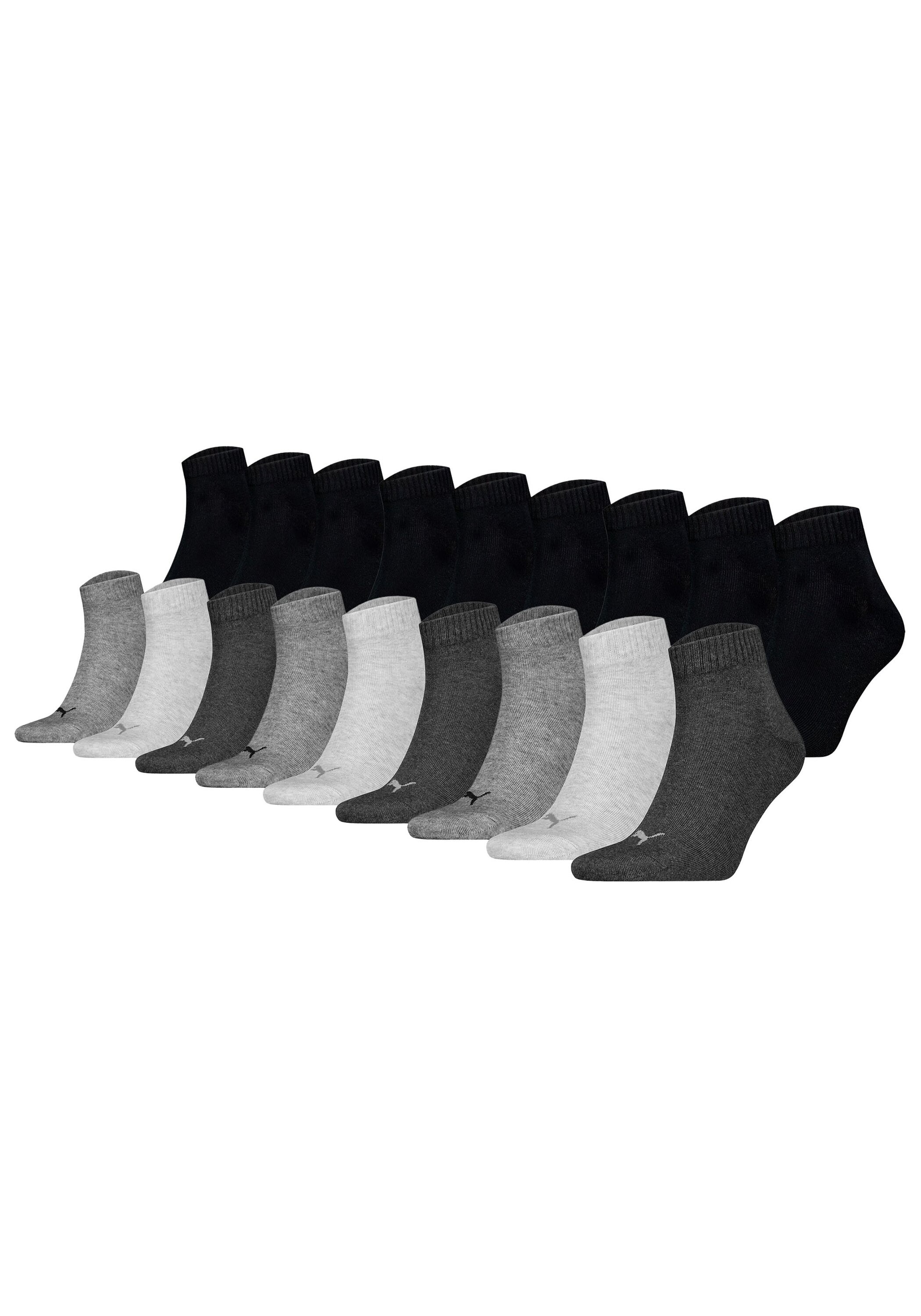 PUMA Kurzsocken »Socken Quarter Plain ECOM 18P 18er Pack«