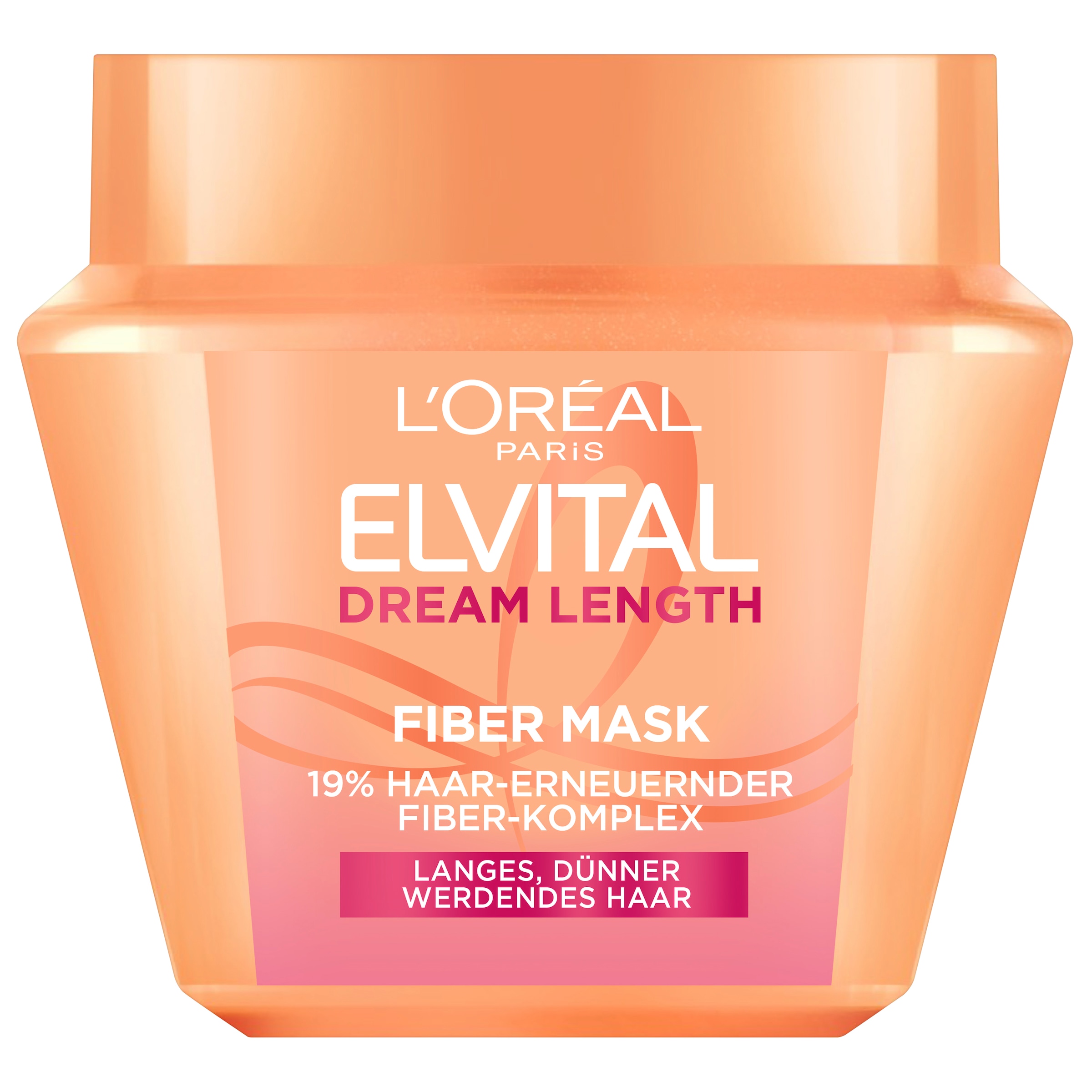 L'ORÉAL PARIS Haarmaske »ELVITAL DREAM LENGTH FIBER MASK« für langes, dünner werdendes Haar