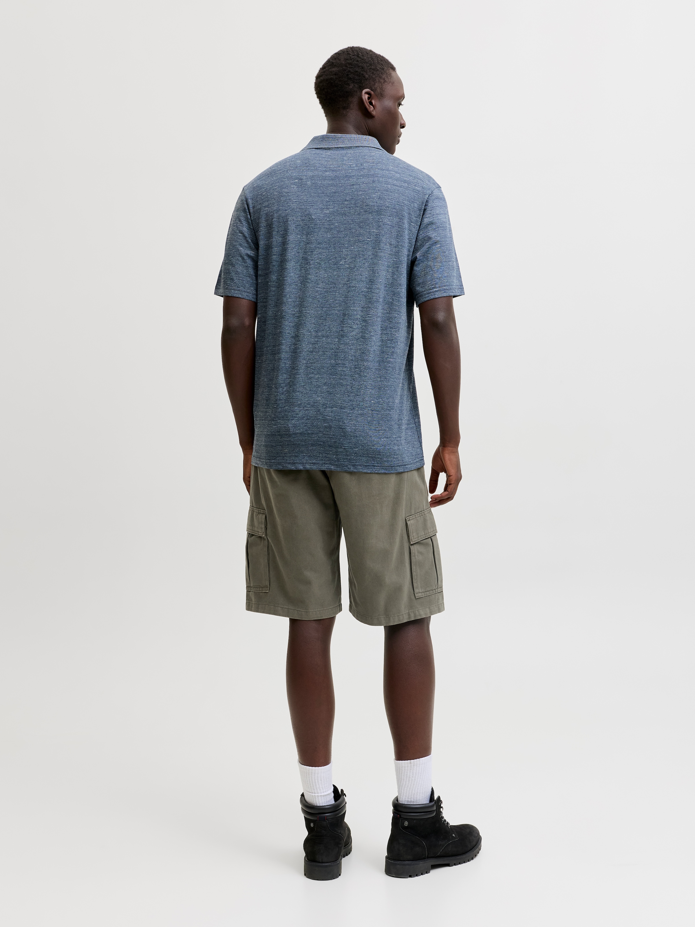 Jack & Jones Cargoshorts »JPSTCOLE HUDSON BELTED CARGO SHORTS MID«