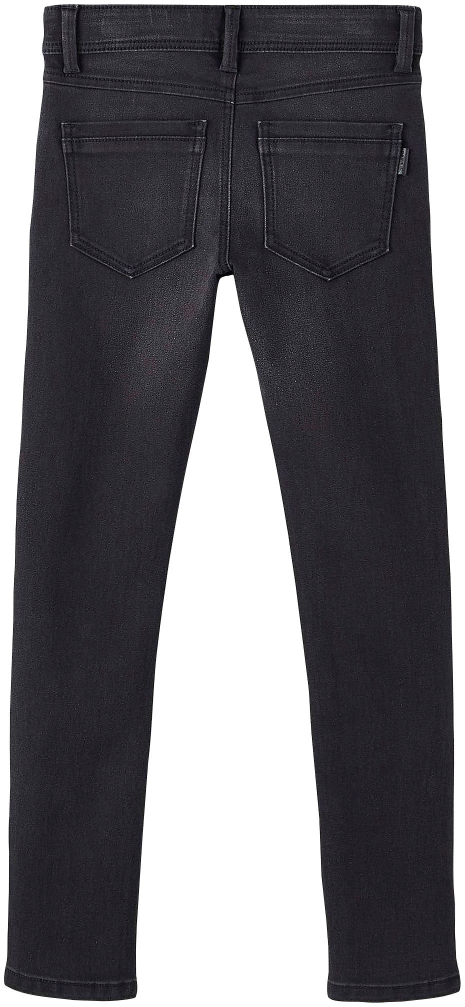 Name It Stretch-Jeans »NKMSILAS für Jungen mit verstellbarem Bund und schlanker Form« slim fit, Denim, Abriebeffekte, angesetztes Bündchen