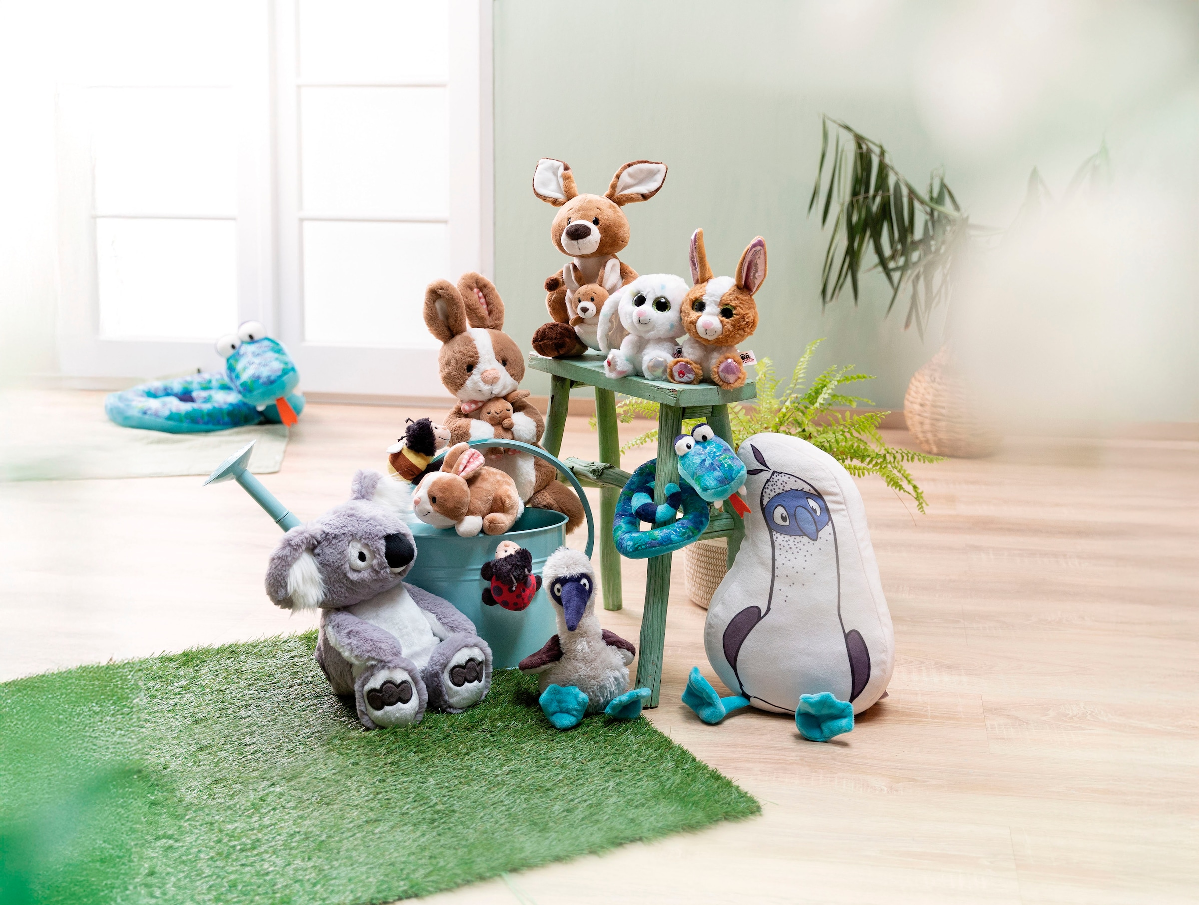 Nici Kuscheltier »Wild Friends GREEN, Schlange ZsaZsa 25 cm«