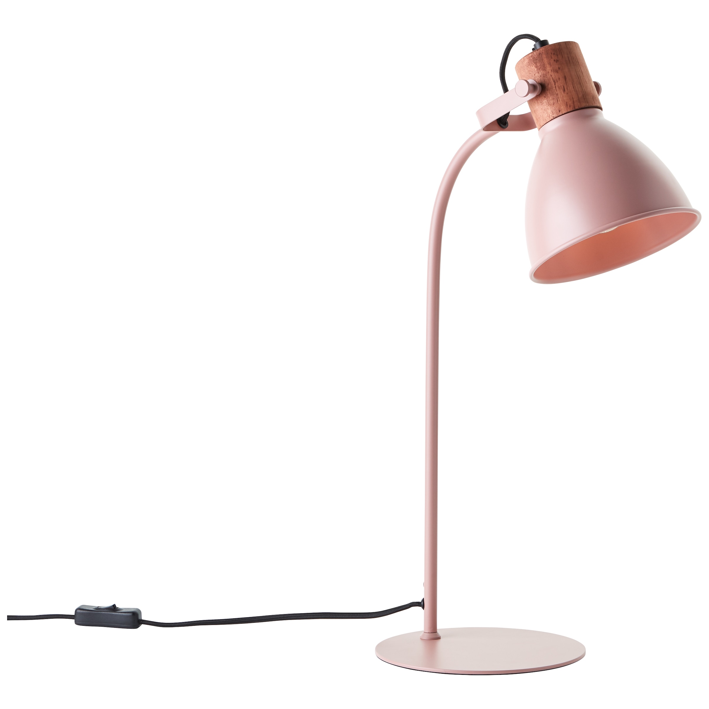 Brilliant Tischleuchte »Erena«, 1 flammig, Leuchtmittel E27 | ohne Leuchtmittel, Höhe 52 cm, E27, Metall/Holz