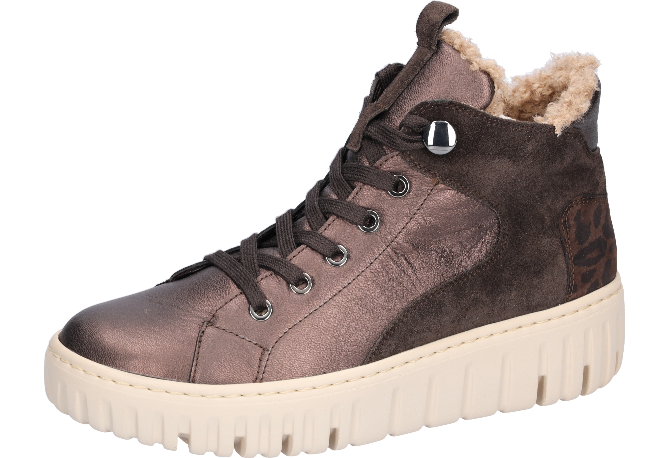 Waldläufer Stiefelette »H-Livia«  , Schnürboots, Komfort-Stiefelette in Bequemweite G (= weit)