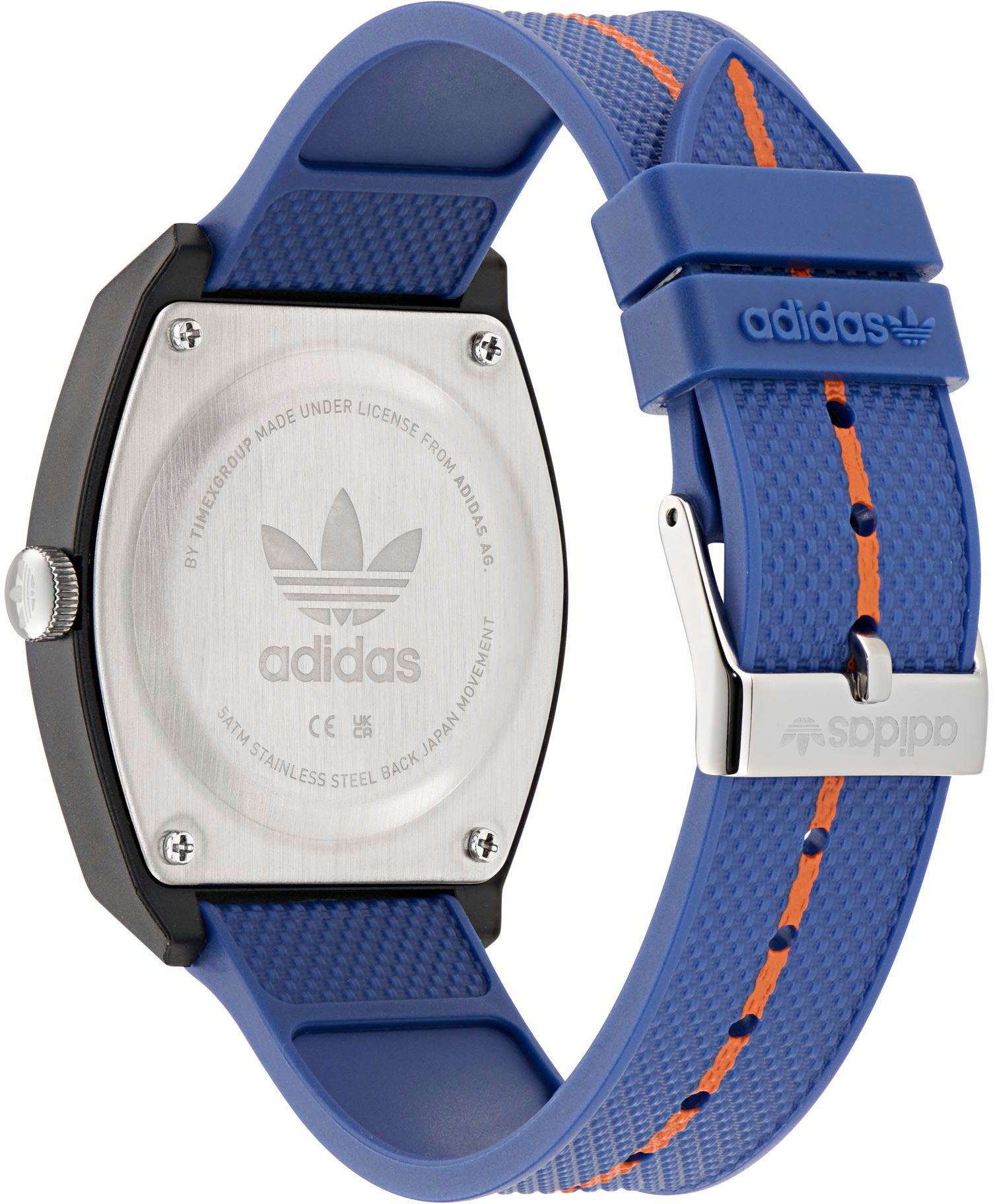 adidas Originals Quarzuhr »PROJECT TWO« Armbanduhr, Herrenuhr, Damenuhr,Resinarmband,wasserabweisend bis 5 bar
