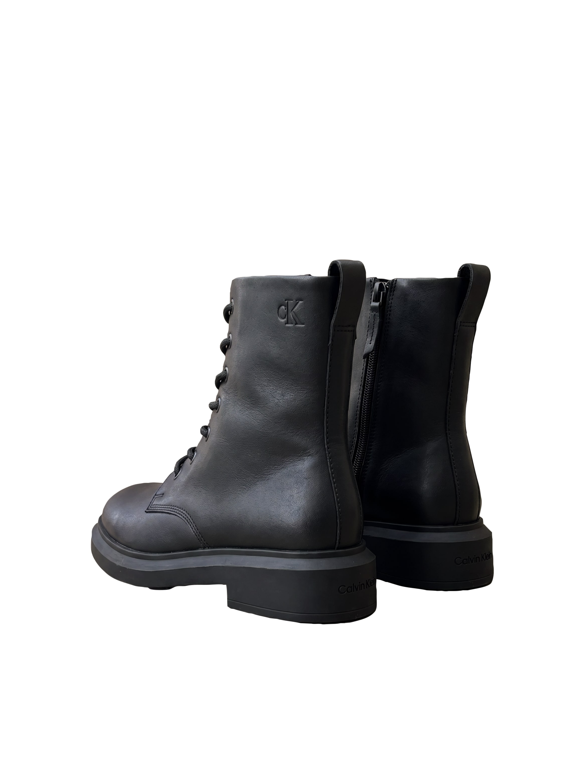 Calvin Klein Schnürstiefelette »SPORTY BOOT LACE UP LTH«  Schnürboots, Blockabsatz, mit Anziehlasche