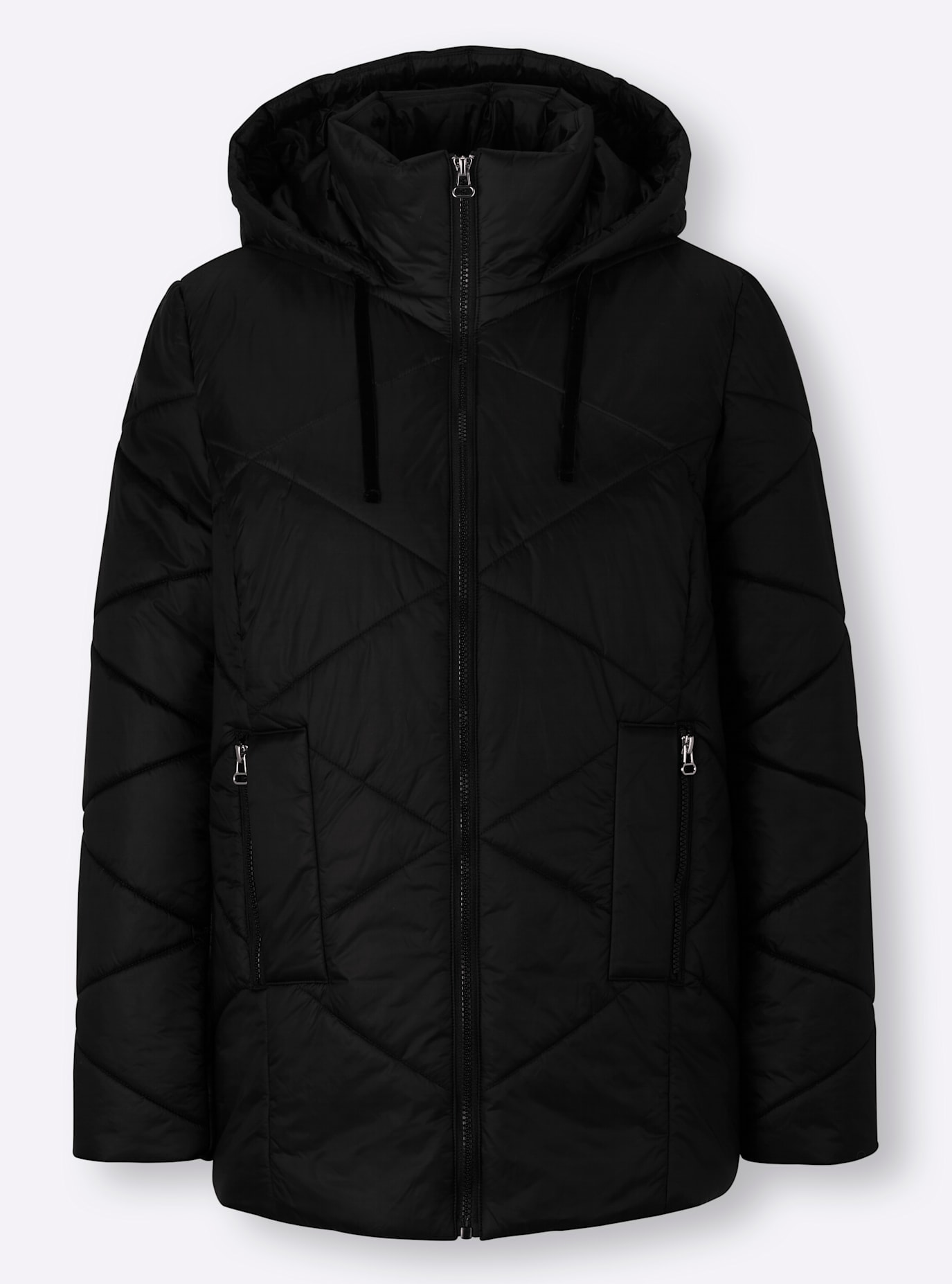 heine Steppjacke, mit Kapuze