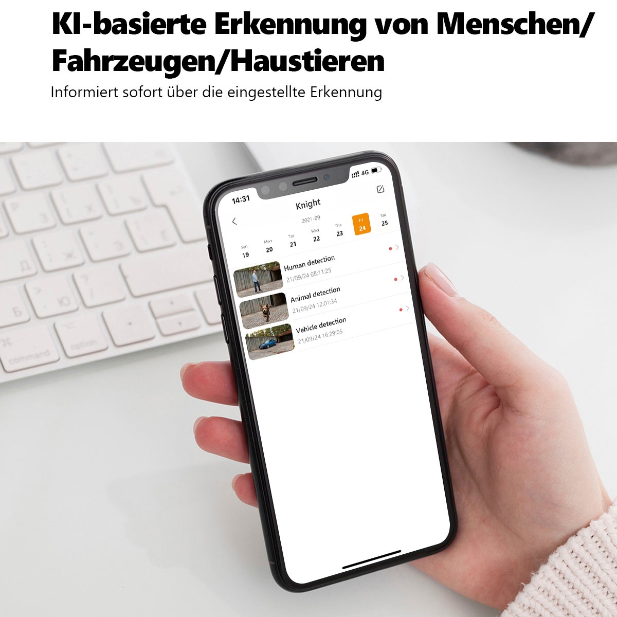 Imou Überwachungskamera »Knight 4K«, Außenbereich, (1 tlg.)