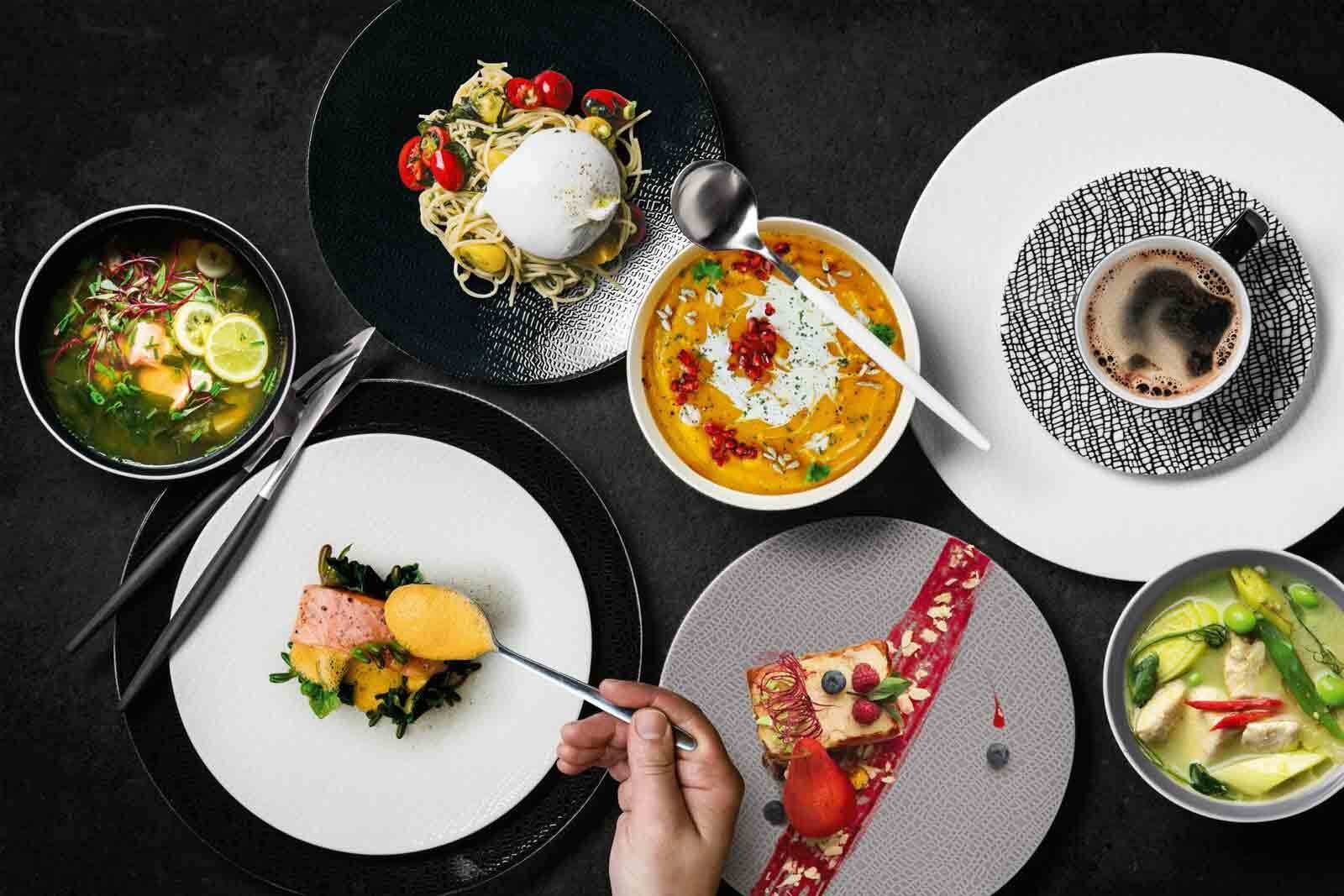 Seltmann Weiden Frühstücksteller »Frühstücksteller Life Fashion ø 22,5 cm 6er Set«