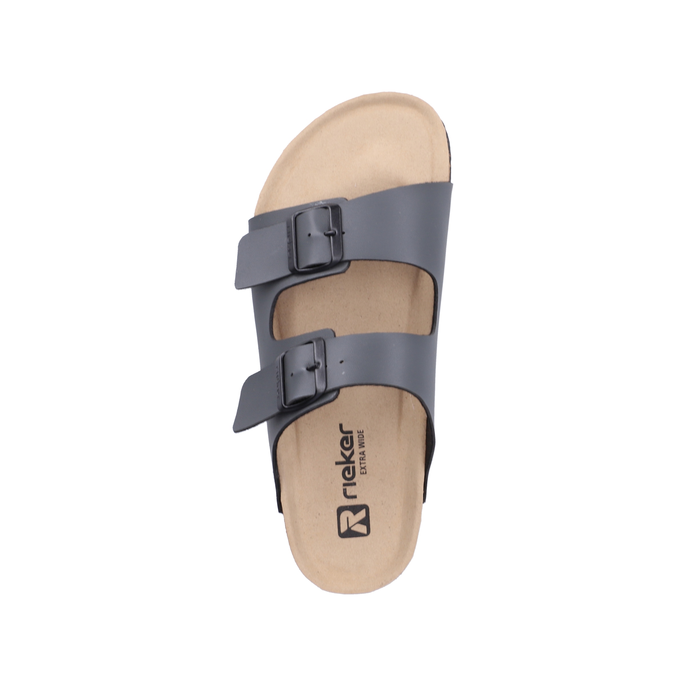 Rieker Pantolette  Sommerschuh, Schlappen, Hausschuh, mit zwei Schnallenverschlüssen