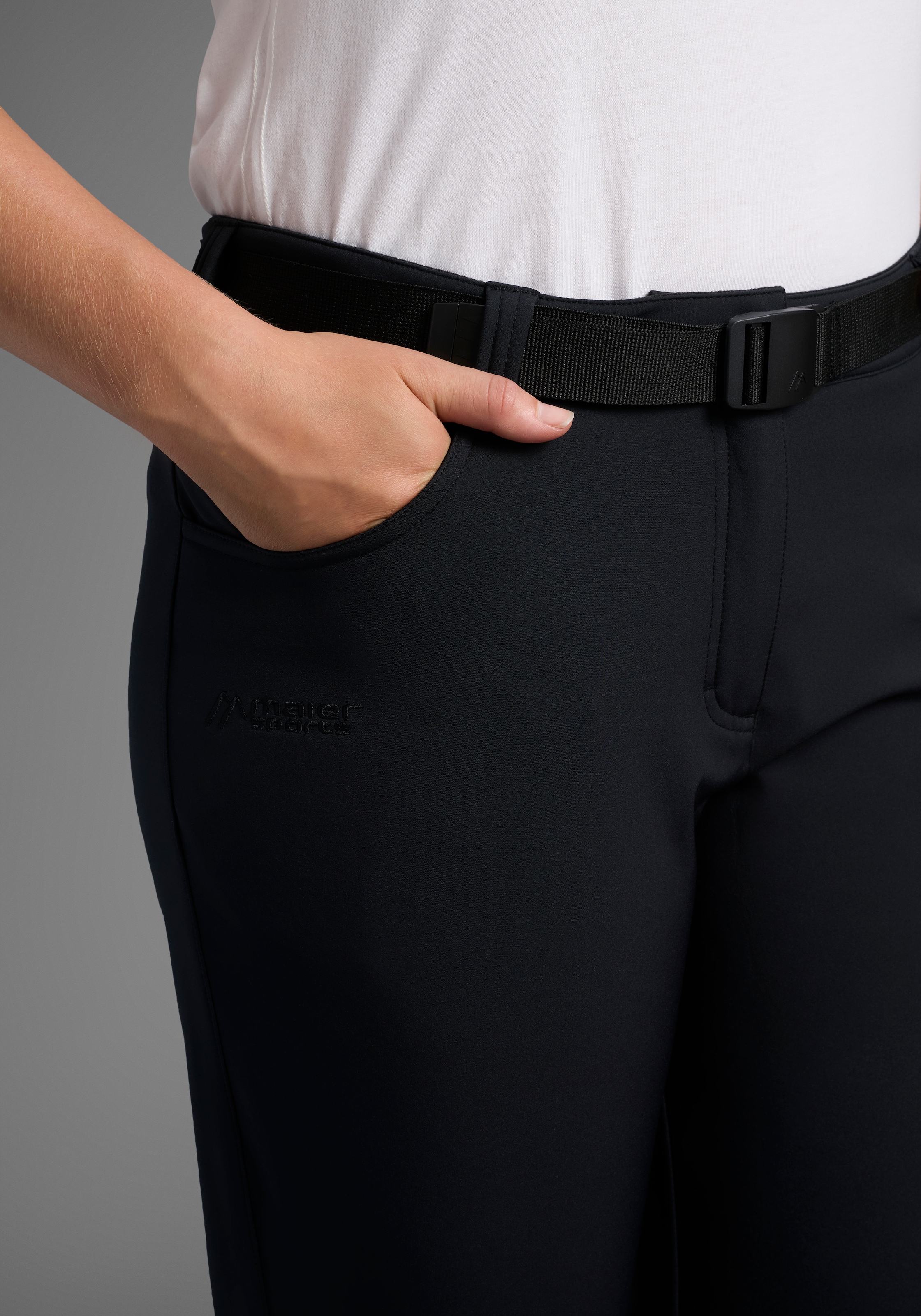 Maier Sports Outdoorhose »DA-HOSE EL. SOFTSH. PERLIT W«