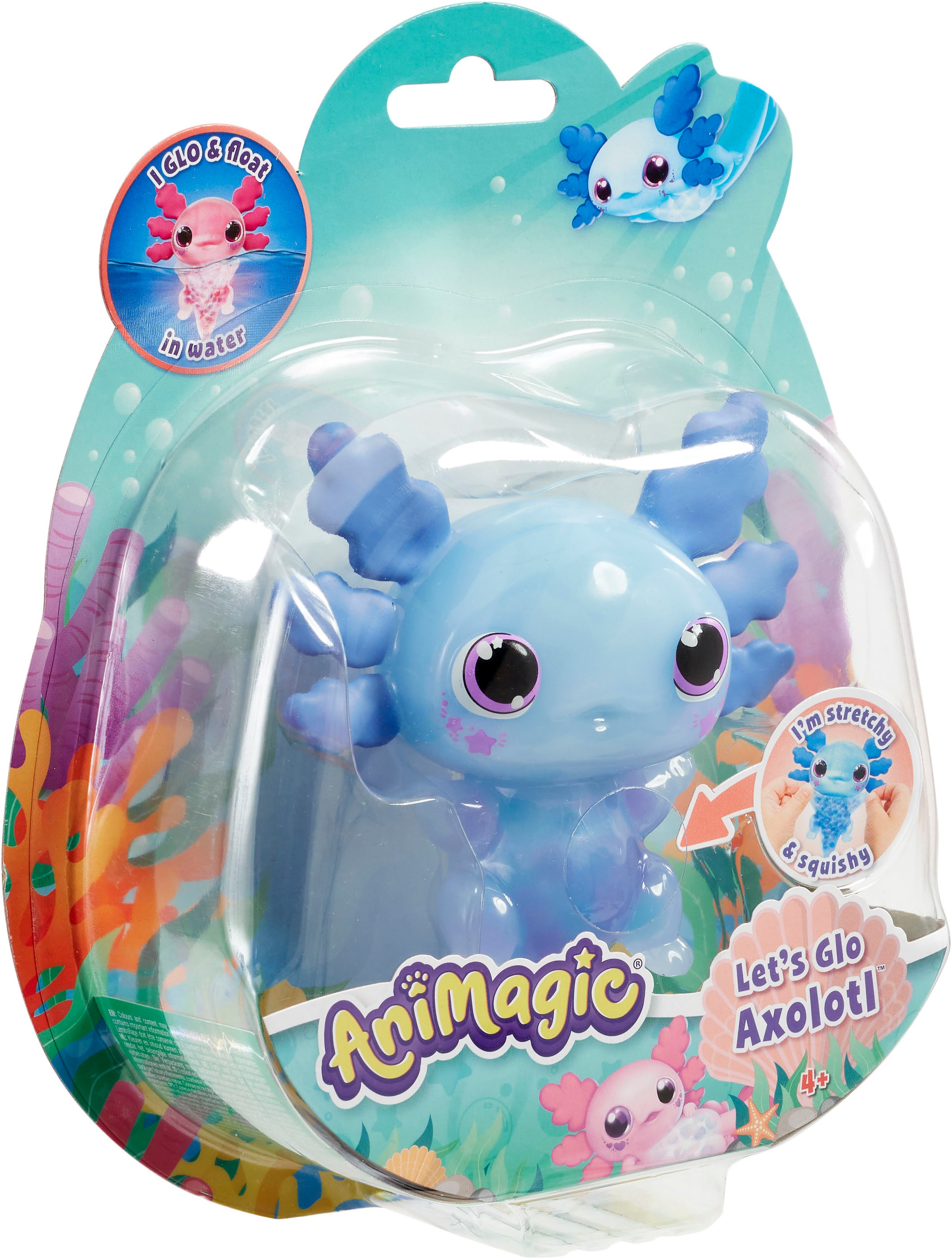 Goliath® Badespielzeug »Animagic, Let's glo Axolotl, Schwimm-Axolotl« Farbig Variante nicht wählbar!