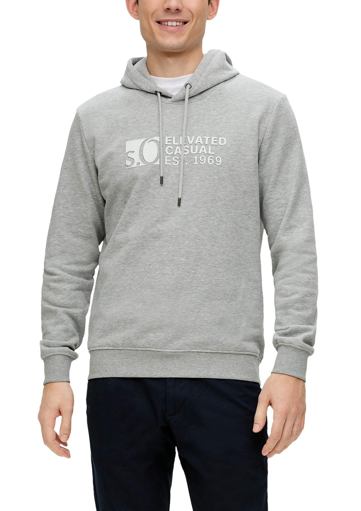 s.Oliver Hoodie, mit Logofrontprint