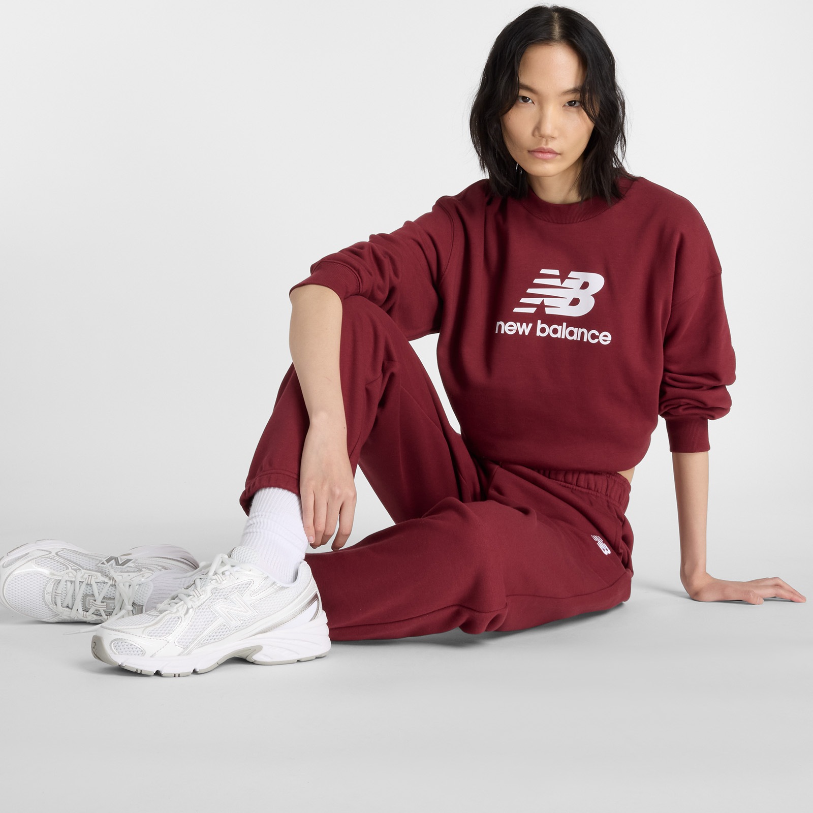 New Balance Sweatshirt »Sport Essentials French Terry Logo Crew«