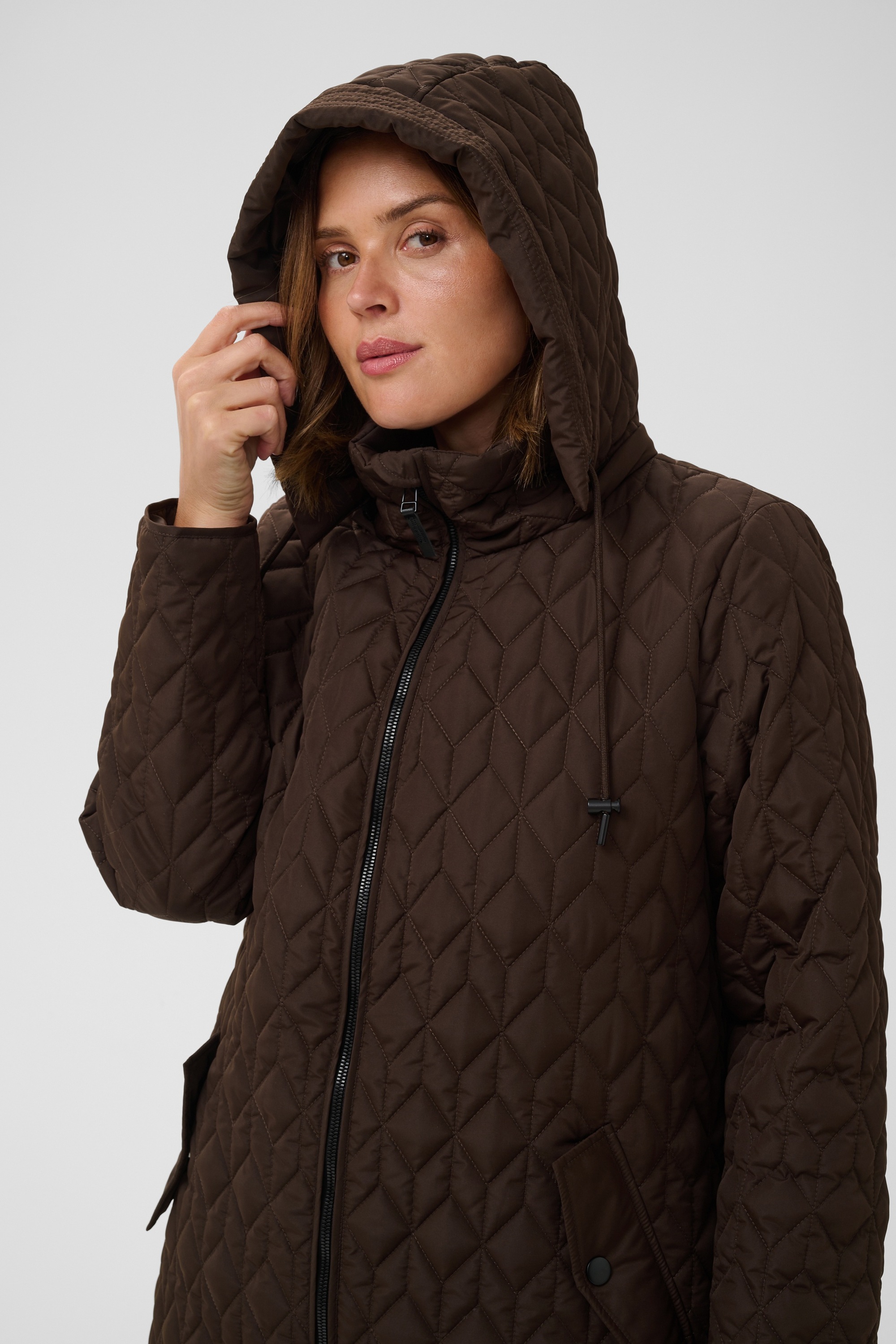 KAFFE Curve Wintermantel »Damen Jacke KCleina«