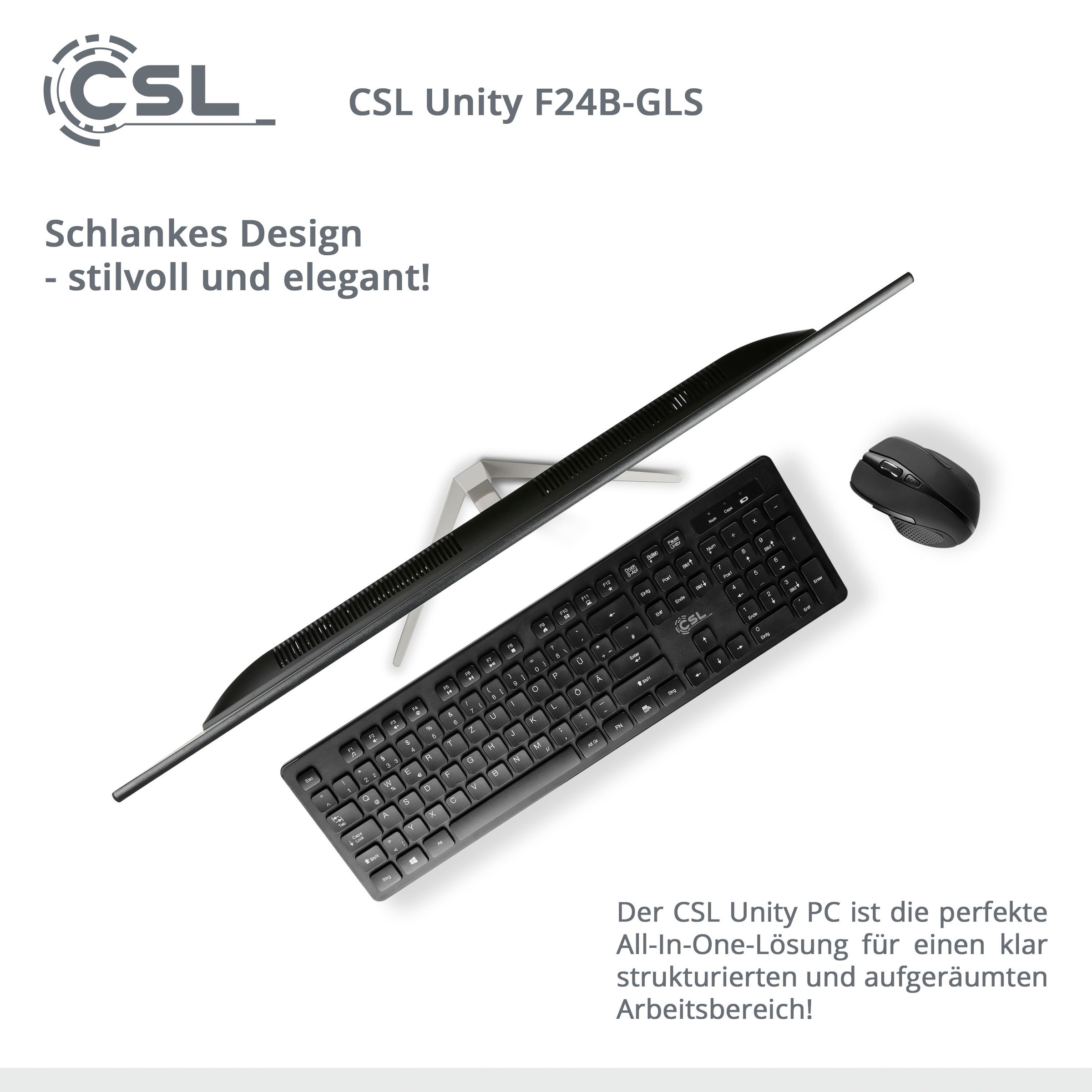 CSL All-in-One PC »Unity F24-GLS mit Windows 10 Home«