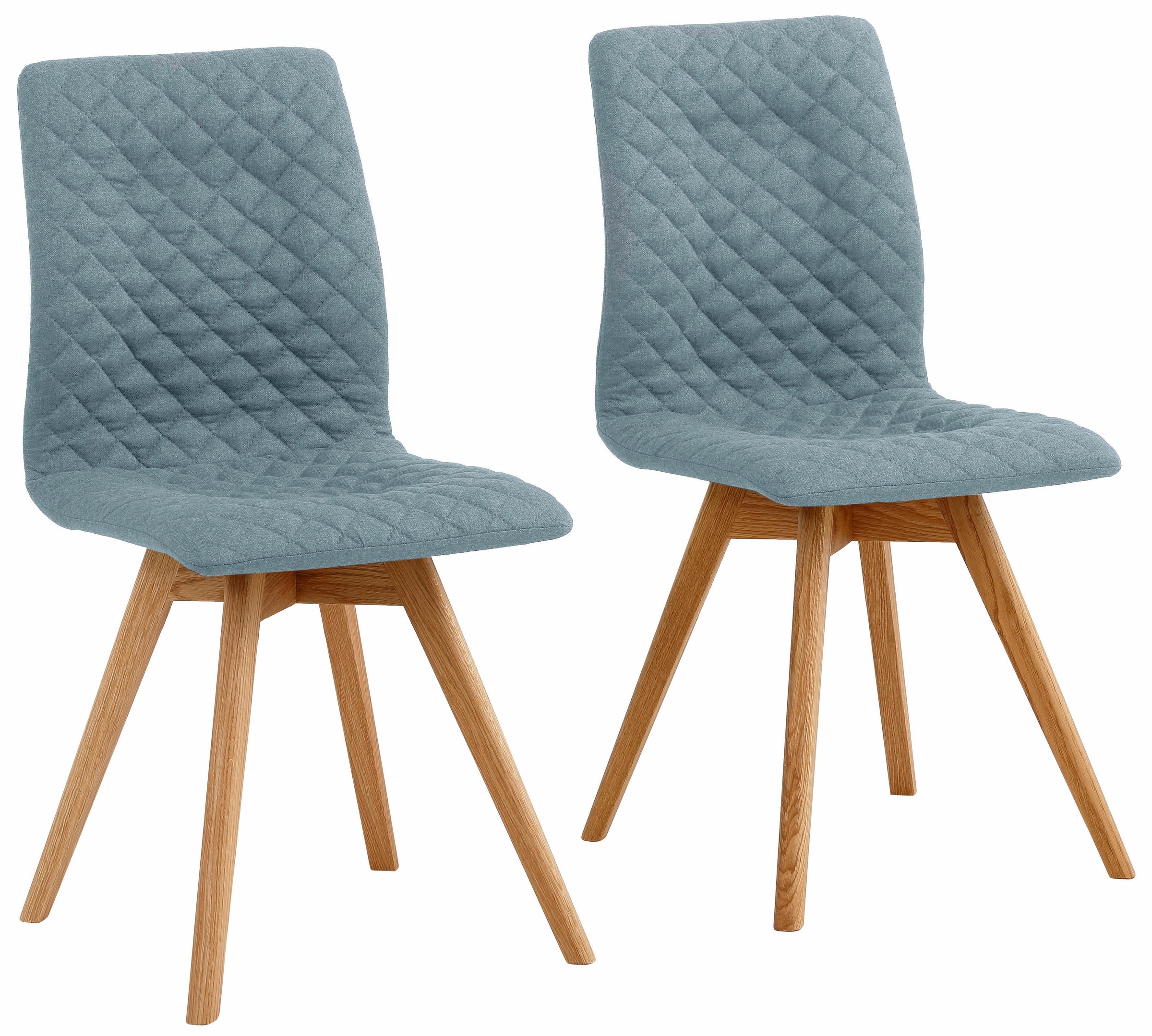 andas 4-Fußstuhl »Rania«, Beine in eiche oder nussbaum. Im 2er, 4er oder 6er-Set