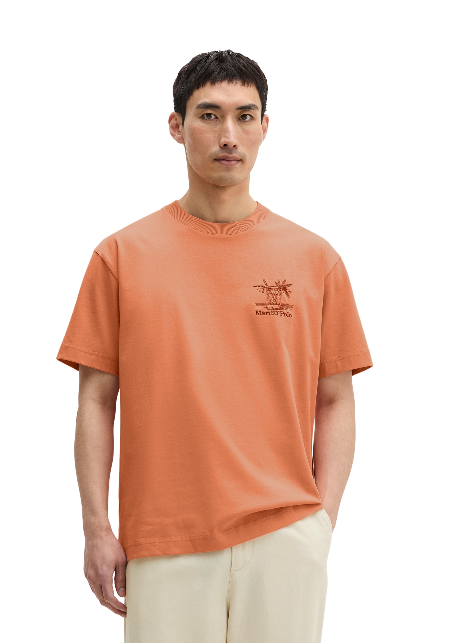 Marc O'Polo T-Shirt loose aus Bio-Baumwolle