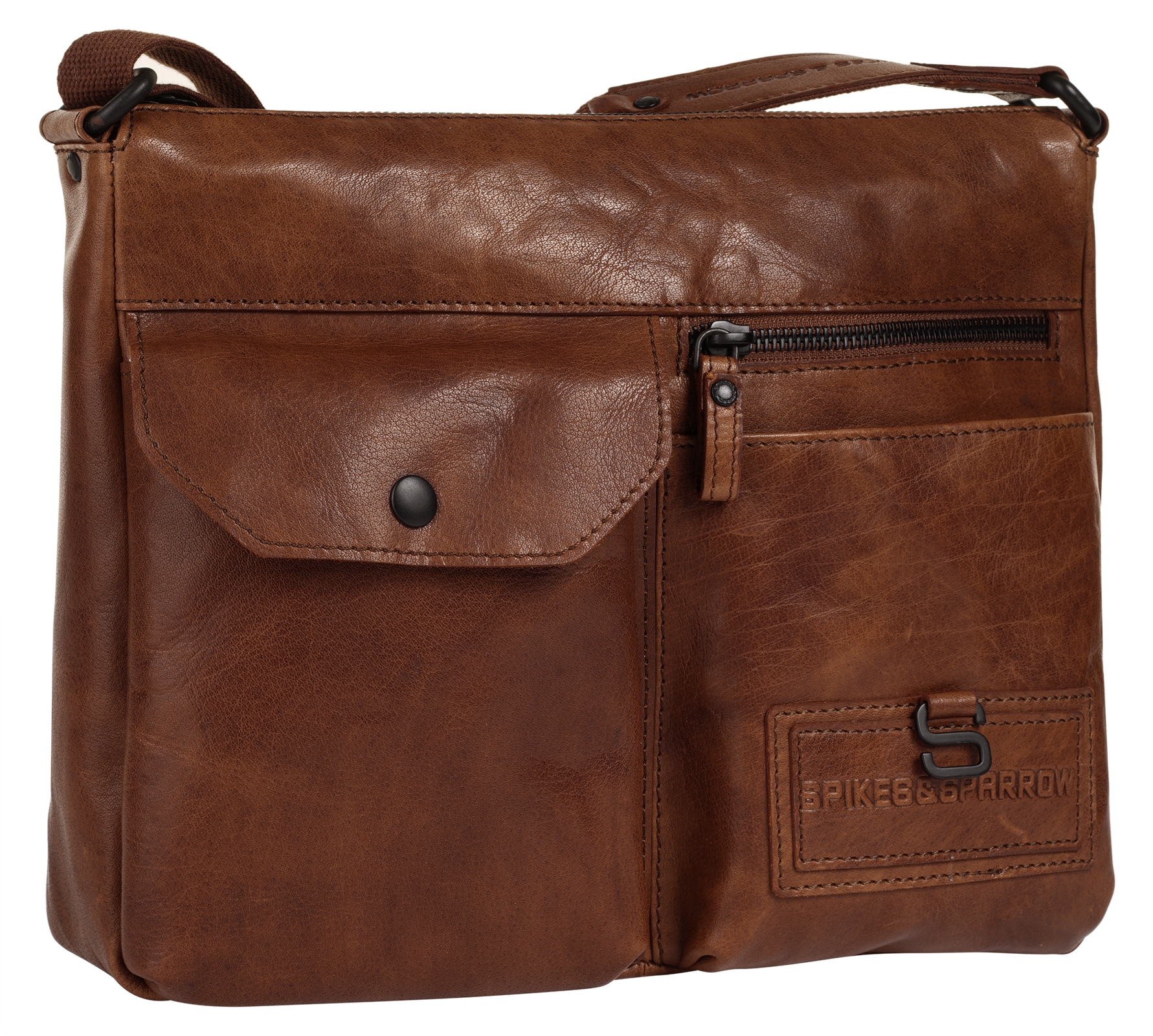 Spikes & Sparrow Umhängetasche »SHOULDER BAG«, echt Leder