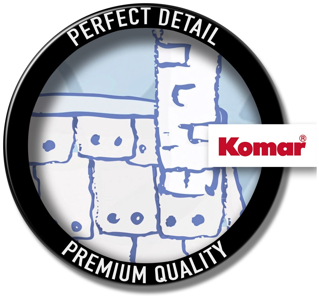 Komar Vliestapete »Digitaldruck Vlies - Rooftop Ralley - Größe 350 x 250 cm«, bedruckt, Wohnzimmer, Schlafzimmer