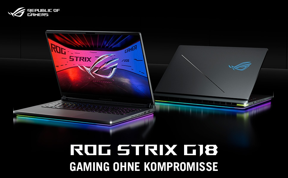 Asus Gaming-Notebook »ROG Strix G18 i7-14650HX 16 1 5060 G815JMR-S8005W«, 45,7 cm, / 18 Zoll, Intel, Core i7, GeForce RTX 5060, 1000 GB SSD