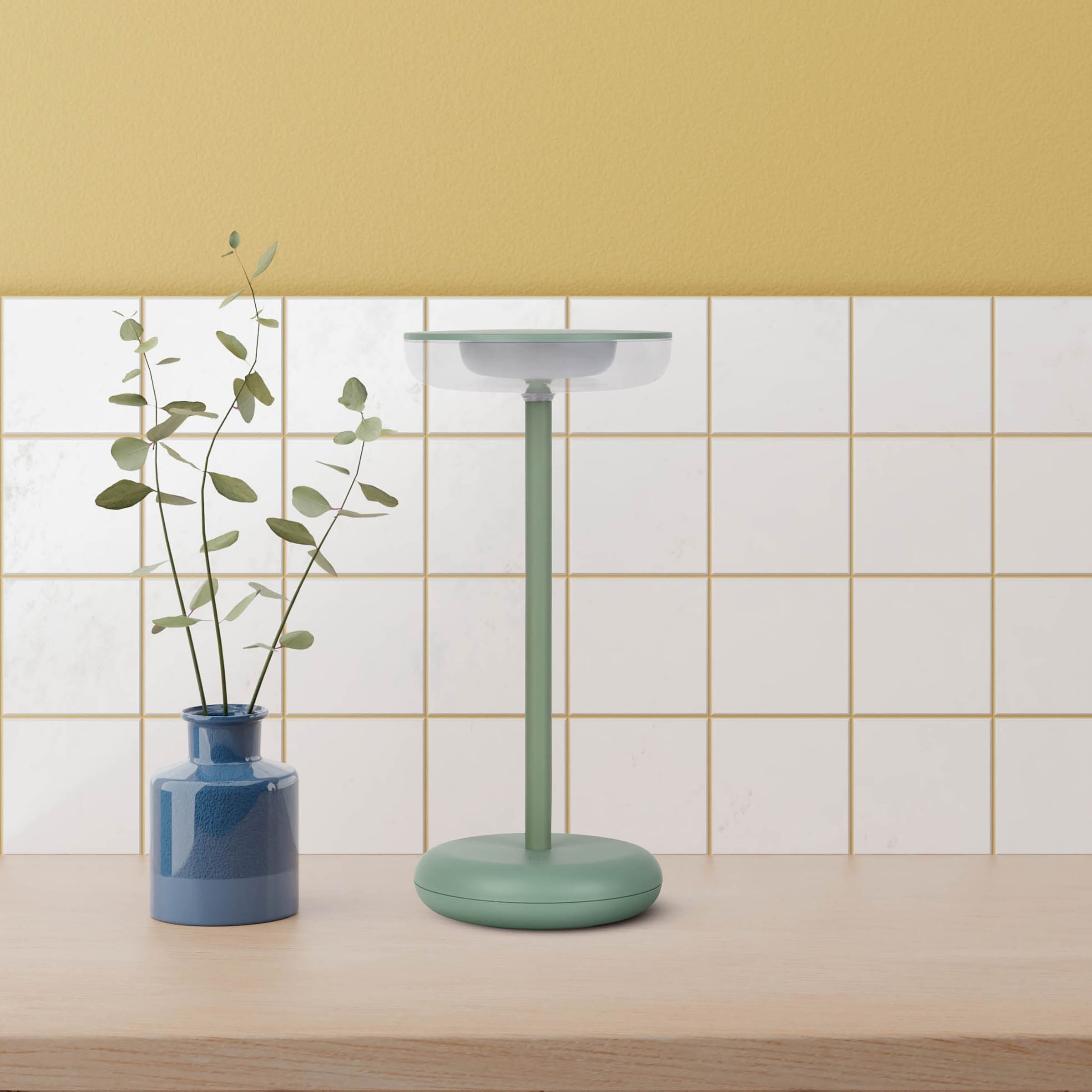 näve LED Tischleuchte »Pasi« LED-Modul 1 Stk. Warmweiß dimmbar per Berührungssensor, Memoryfunktion, Akku, USB-C-Ladekabel
