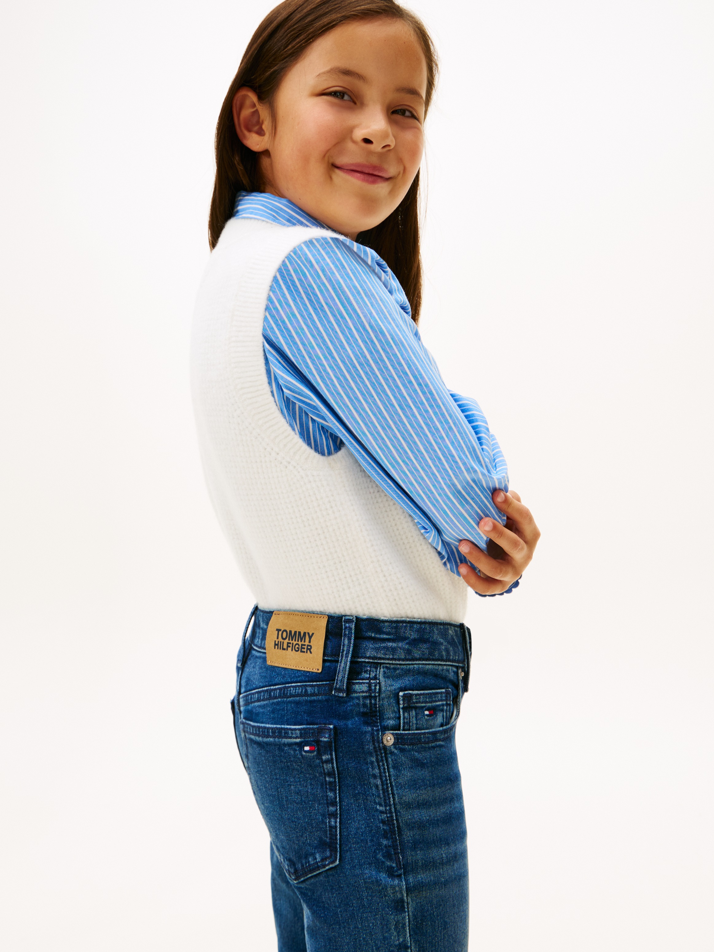 Tommy Hilfiger Schlagjeans »FLARE DARK JEANS« Regular fit, für Kinder bis 16 Jahre